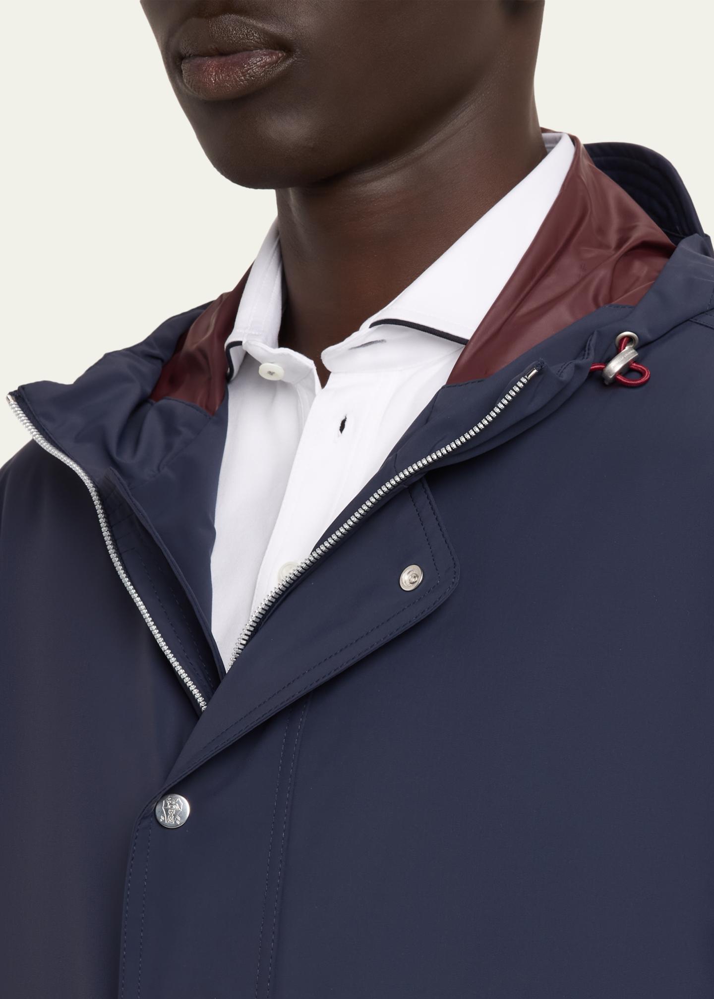 Brunello Cucinelli Men's Hooded Water-Resistant Jacket - Bergdorf