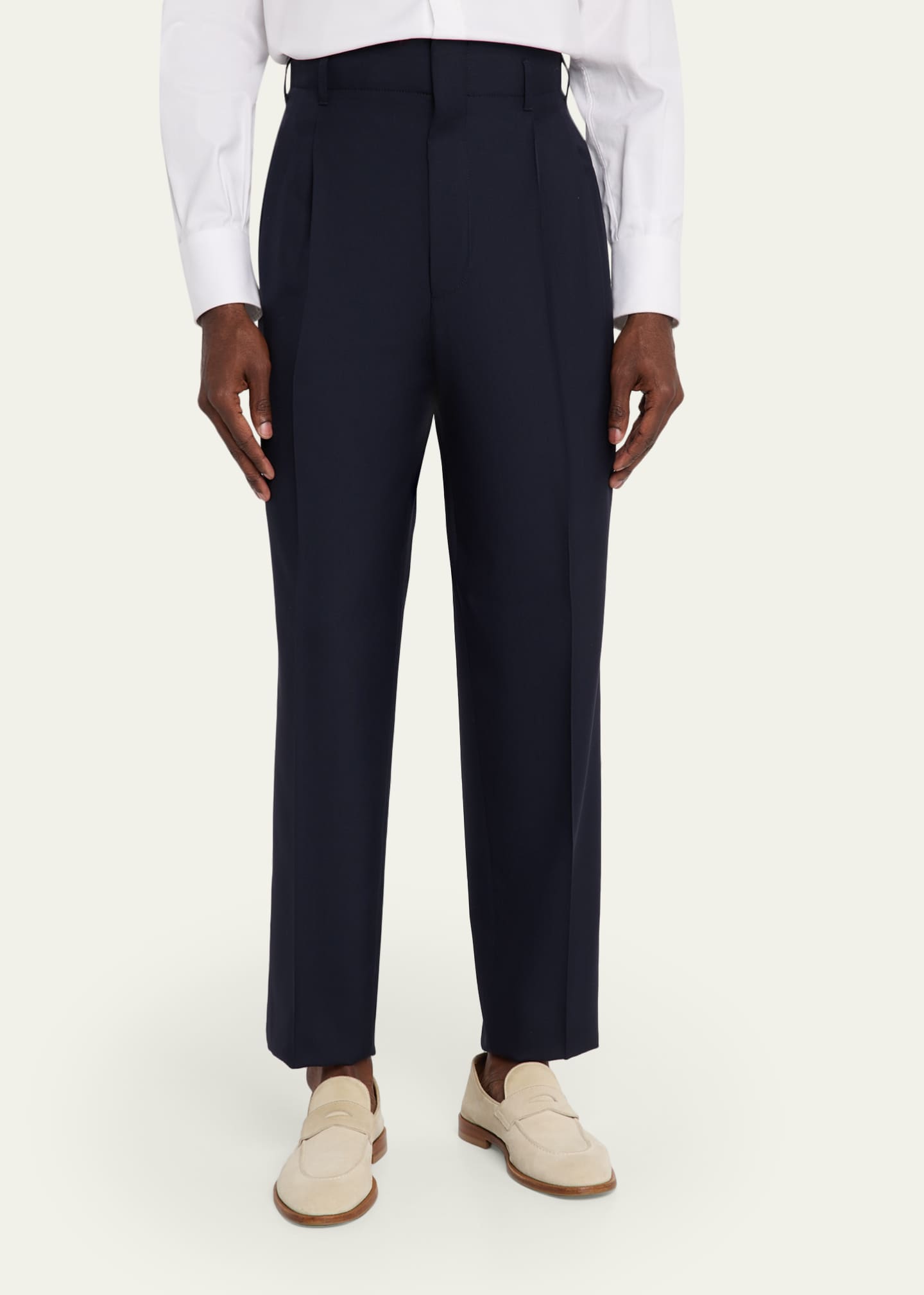 極美品★BRUNELLO CUCINELLI★ヴァージンウール★パンツ Brunello Cucinelli Men's Virgin Wool Trousers - Bergdorf Goodman