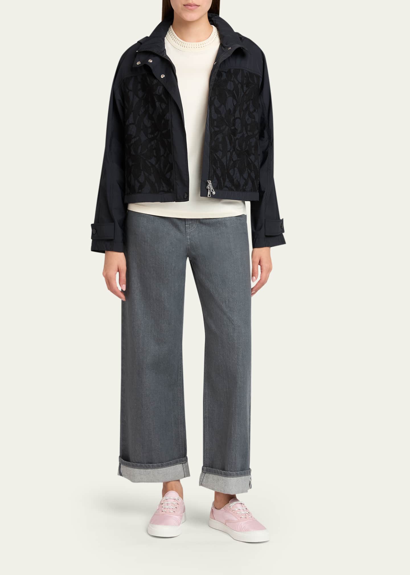 Moncler Epimedium Embroidered Jacket - Bergdorf Goodman