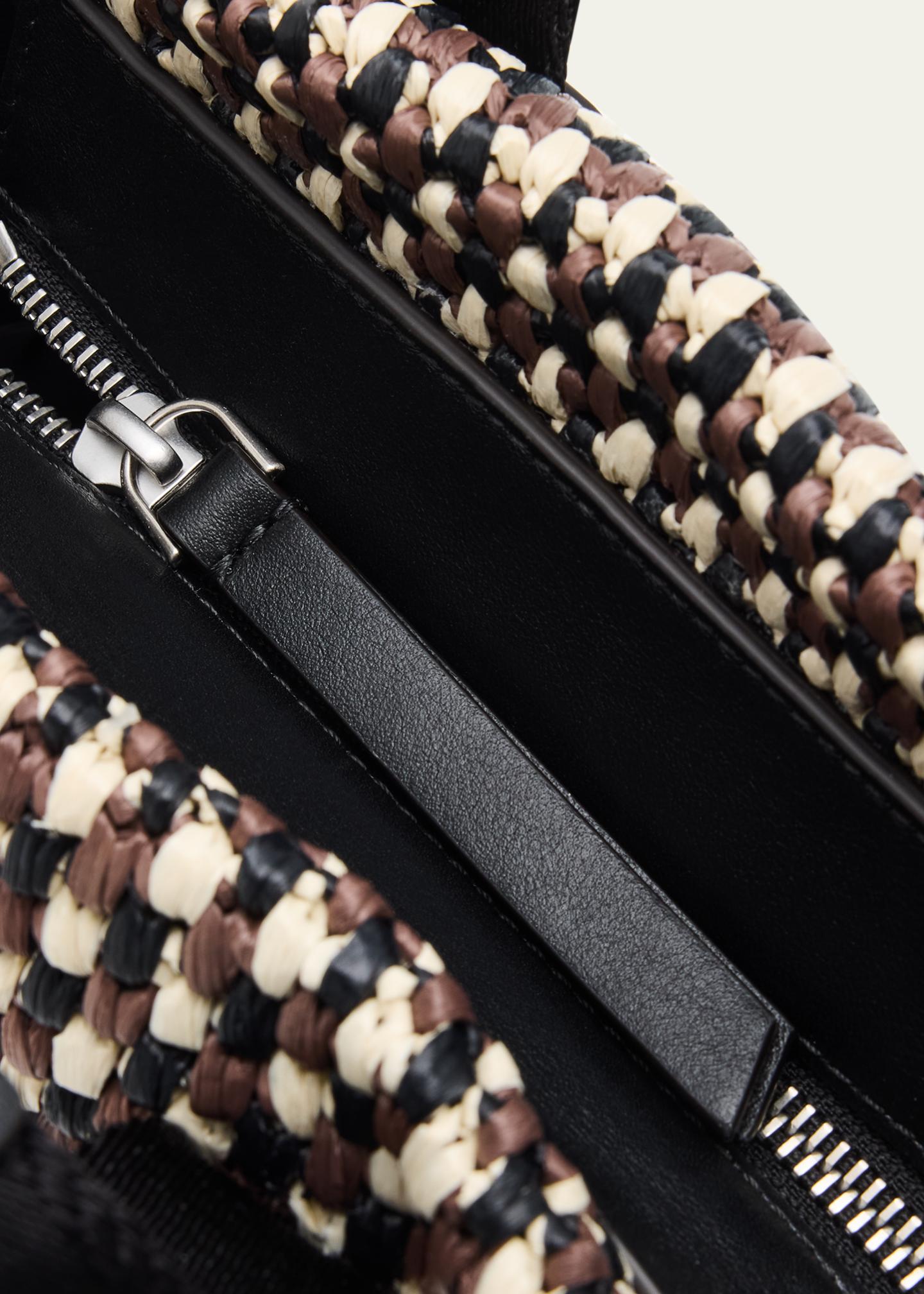 Moncler Caradoc Micro Raffia Crochet Tote Bag - Bergdorf Goodman