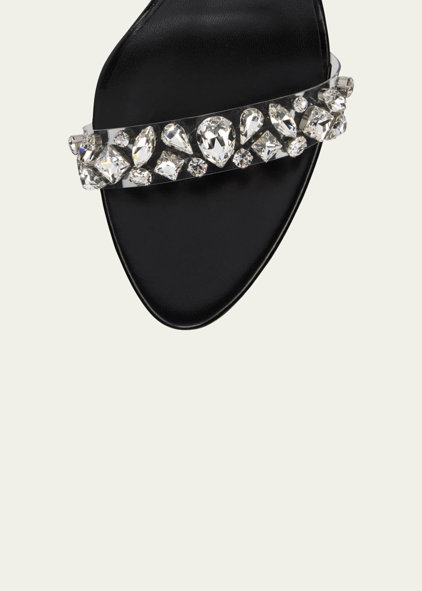 Christian Louboutin 100mm Fanny Jolly Embellished Leather Ankle