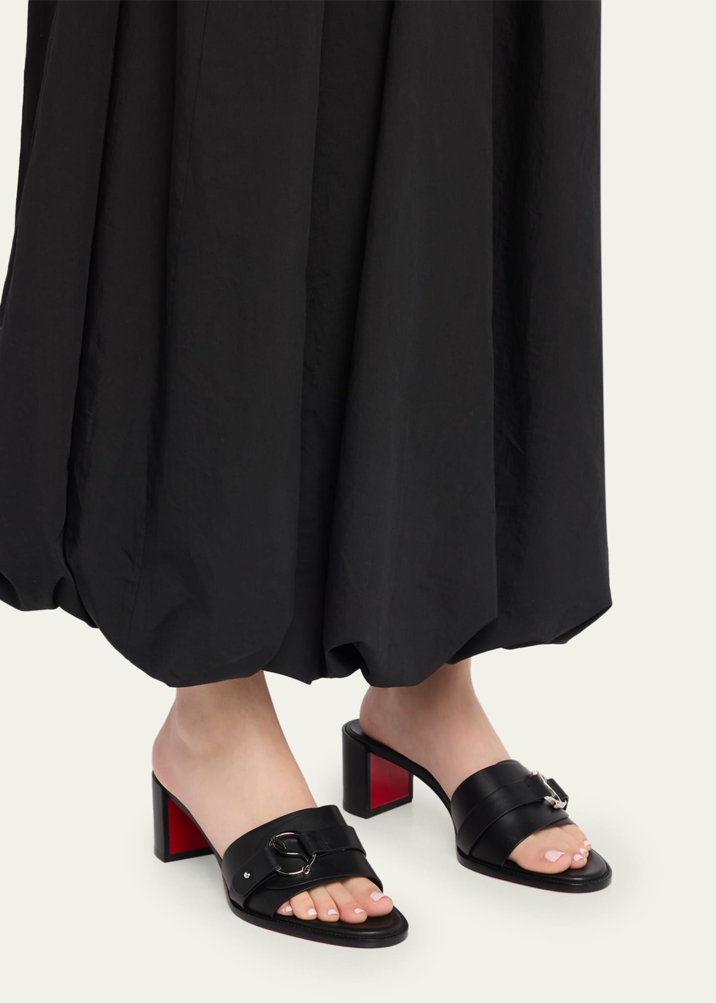 Christian Louboutin 55mm Her in Roma Leather Mules - Bergdorf Goodman
