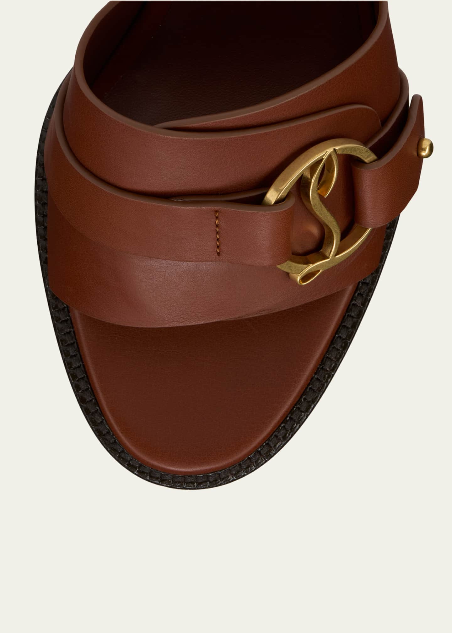 Christian Louboutin 55mm Her in Roma Leather Mules - Bergdorf Goodman
