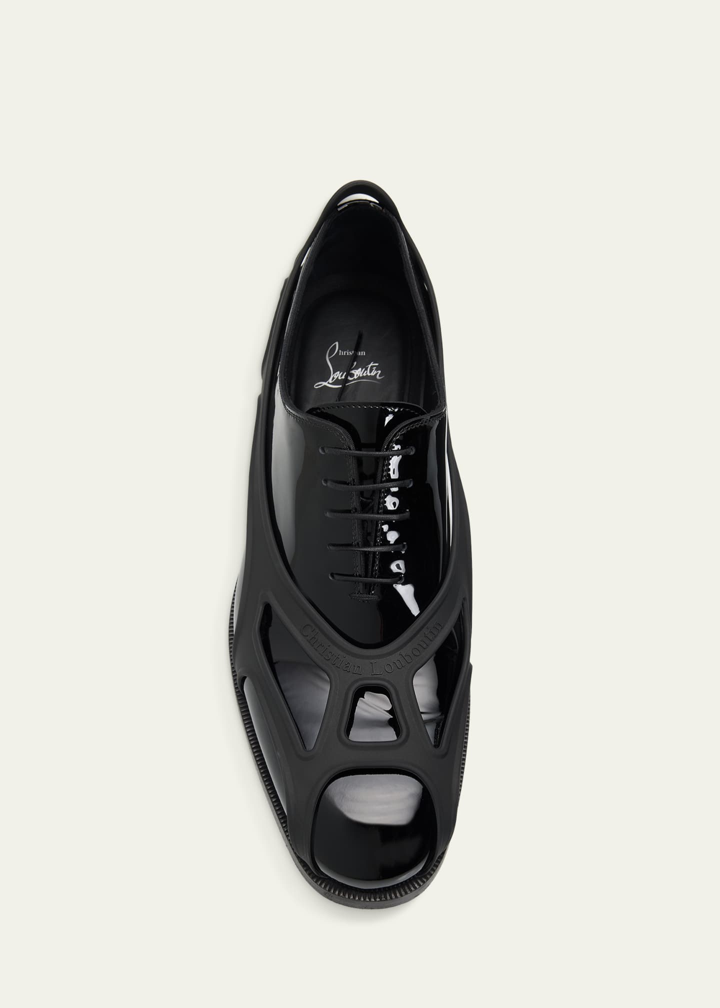 Christian Louboutin x Jaden Smith Men's Caged Patent Leather