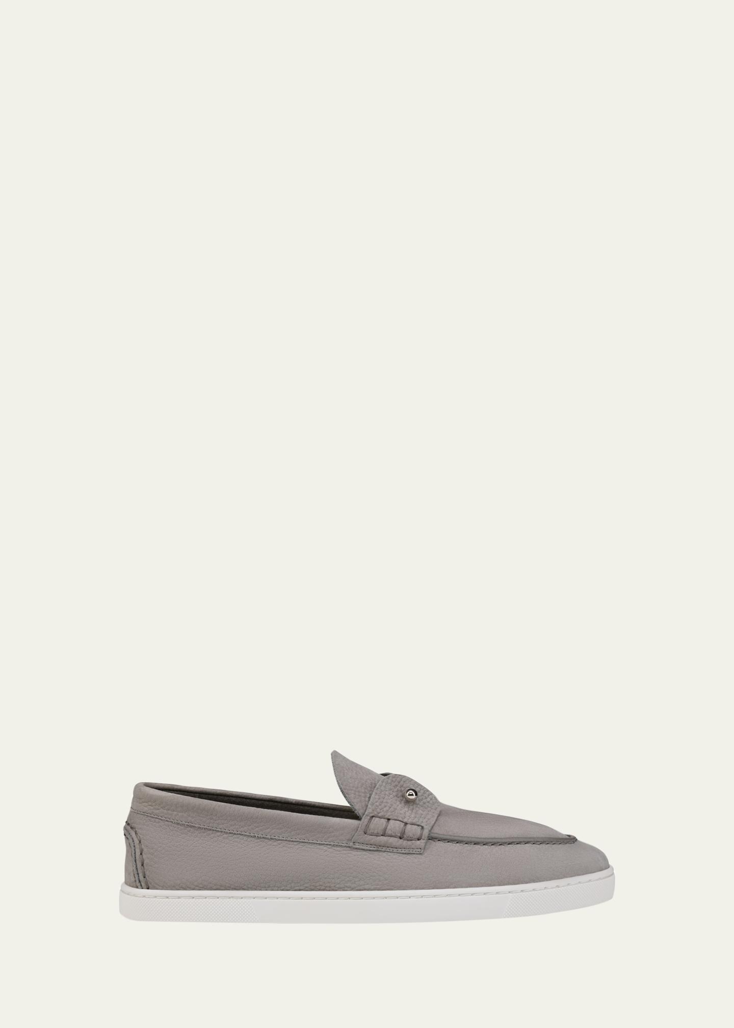 Christian Louboutin Chambeliboat  Mens Grey Slip-On shoes 13 Christian Louboutin Men main image 2
