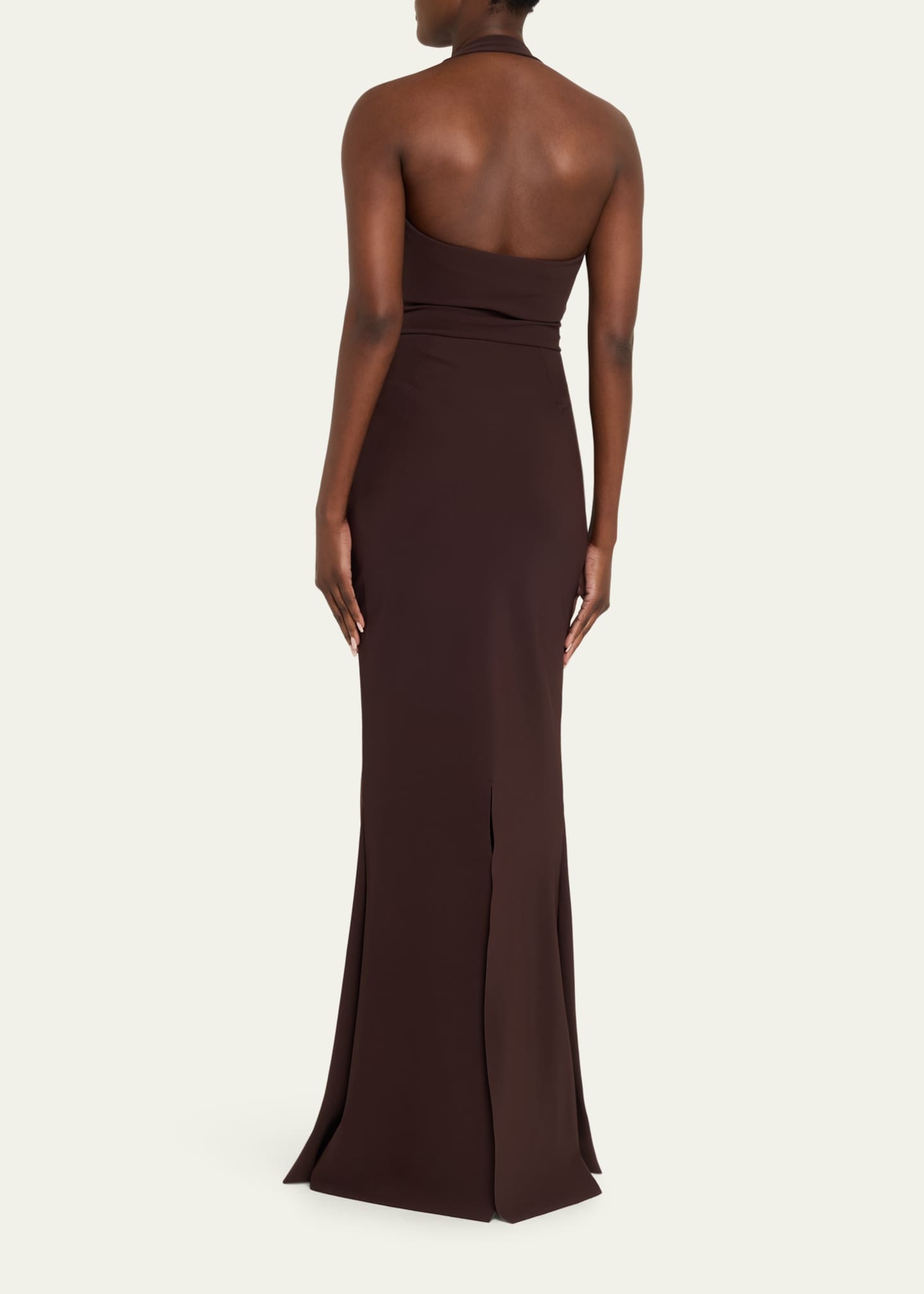 Chiara Boni La Petite Robe Women's Yanar Rc Embellished Mermaid Gown - Brown - Size 10