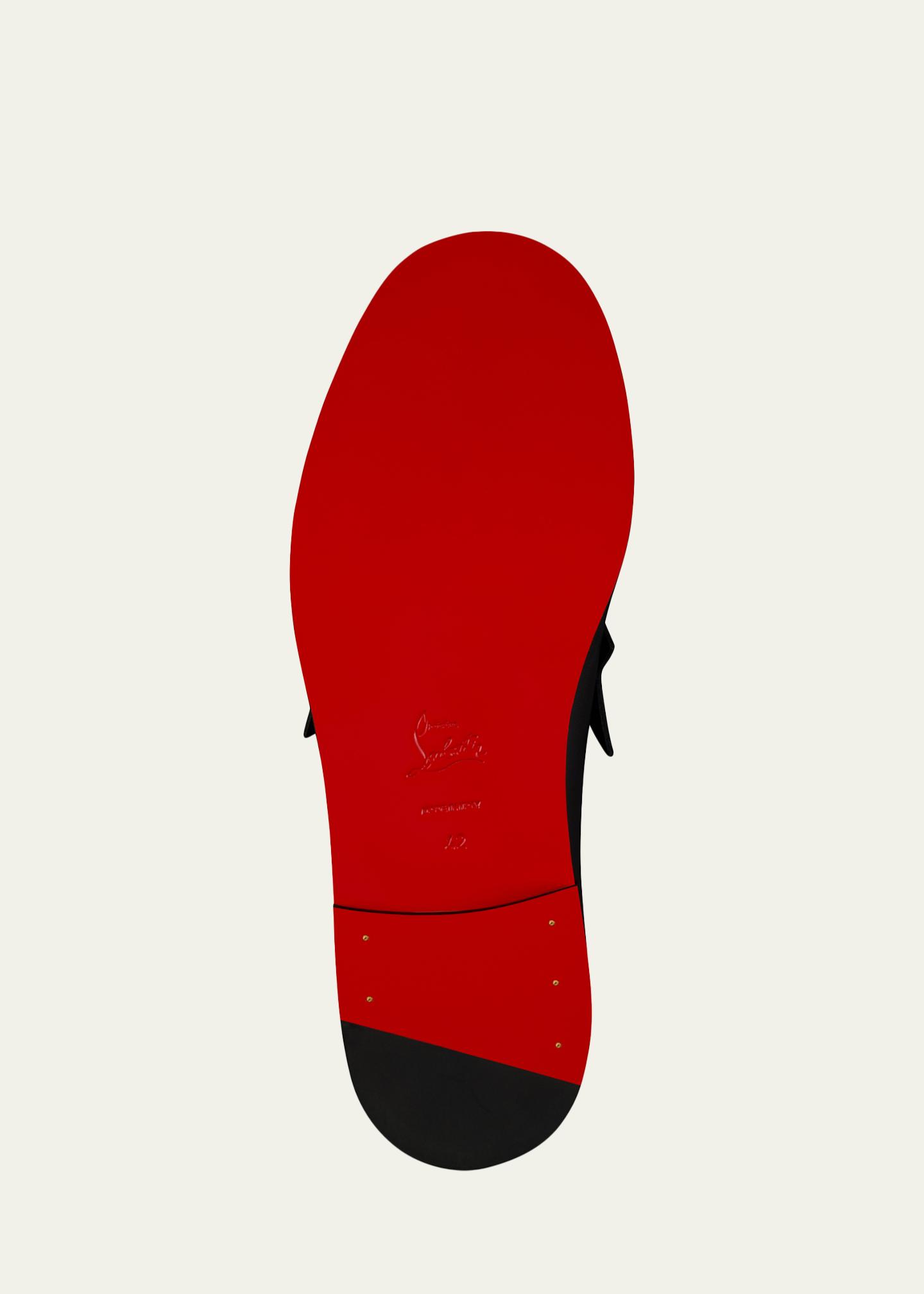 Christian Louboutin x Jaden Smith Men's Plato Leather Red-Sole Penny ...