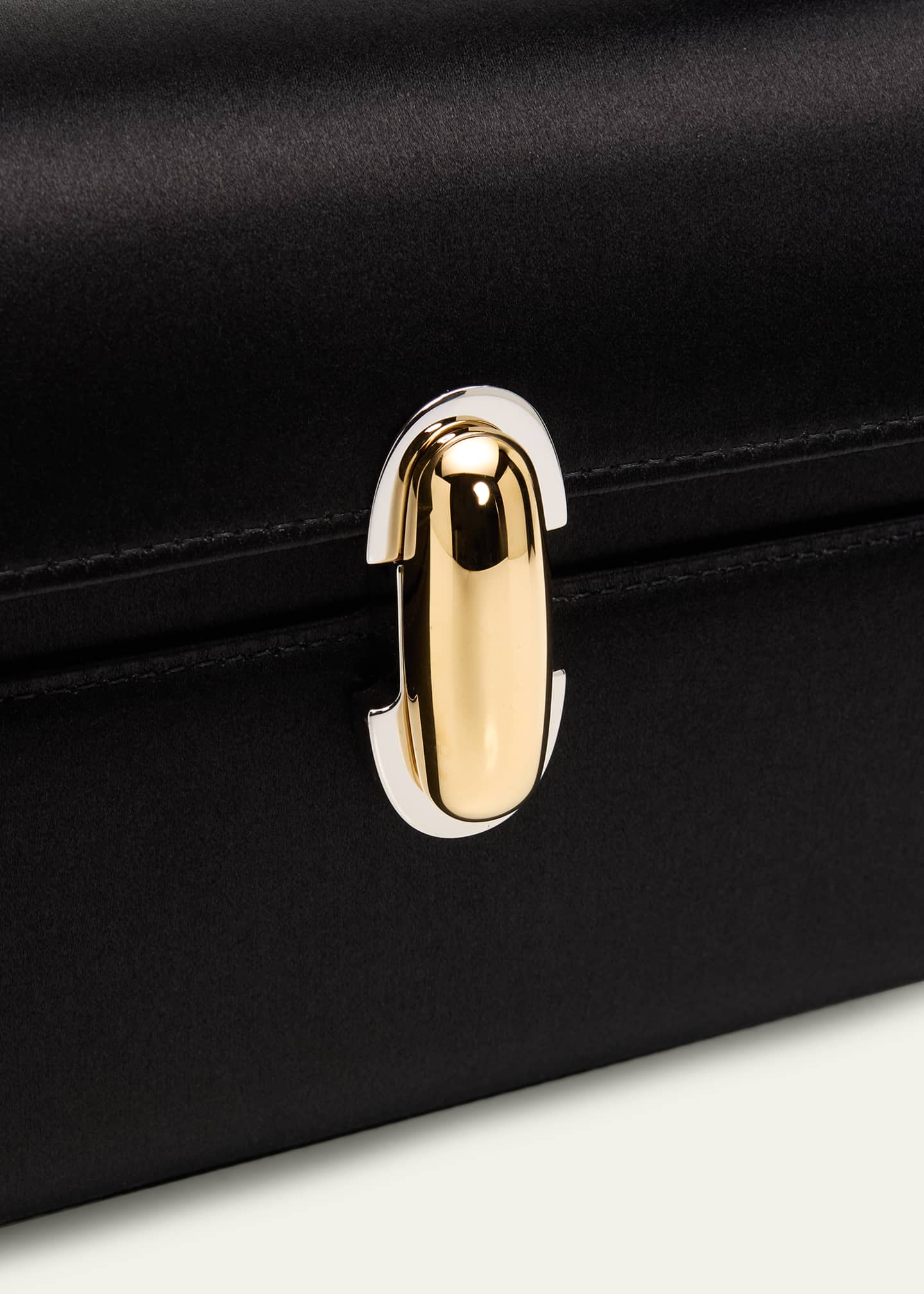 Savette Symmetry Satin Pochette Top-Handle Bag - Bergdorf Goodman