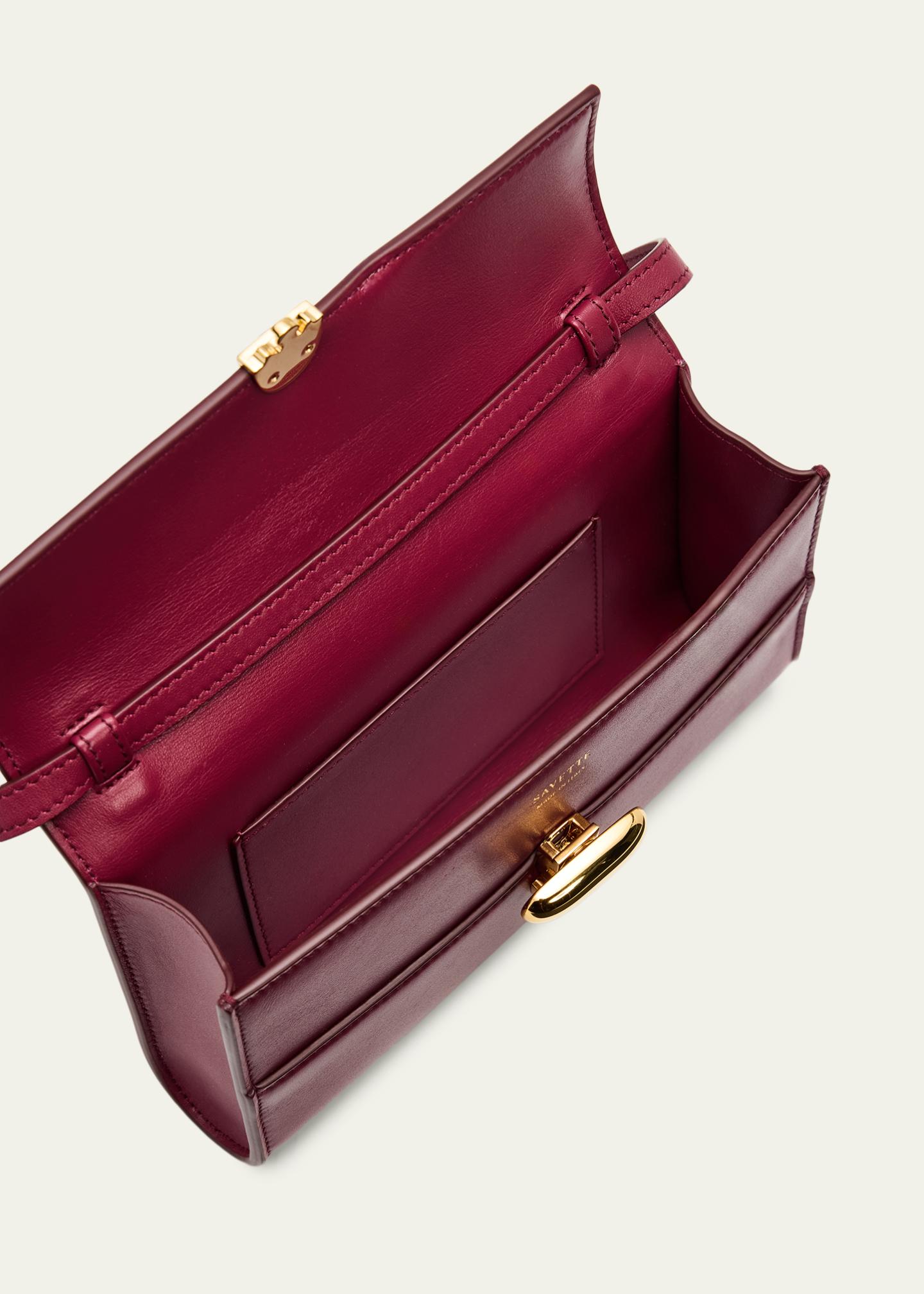 Savette Symmetry Mini Leather Clutch Bag - Bergdorf Goodman