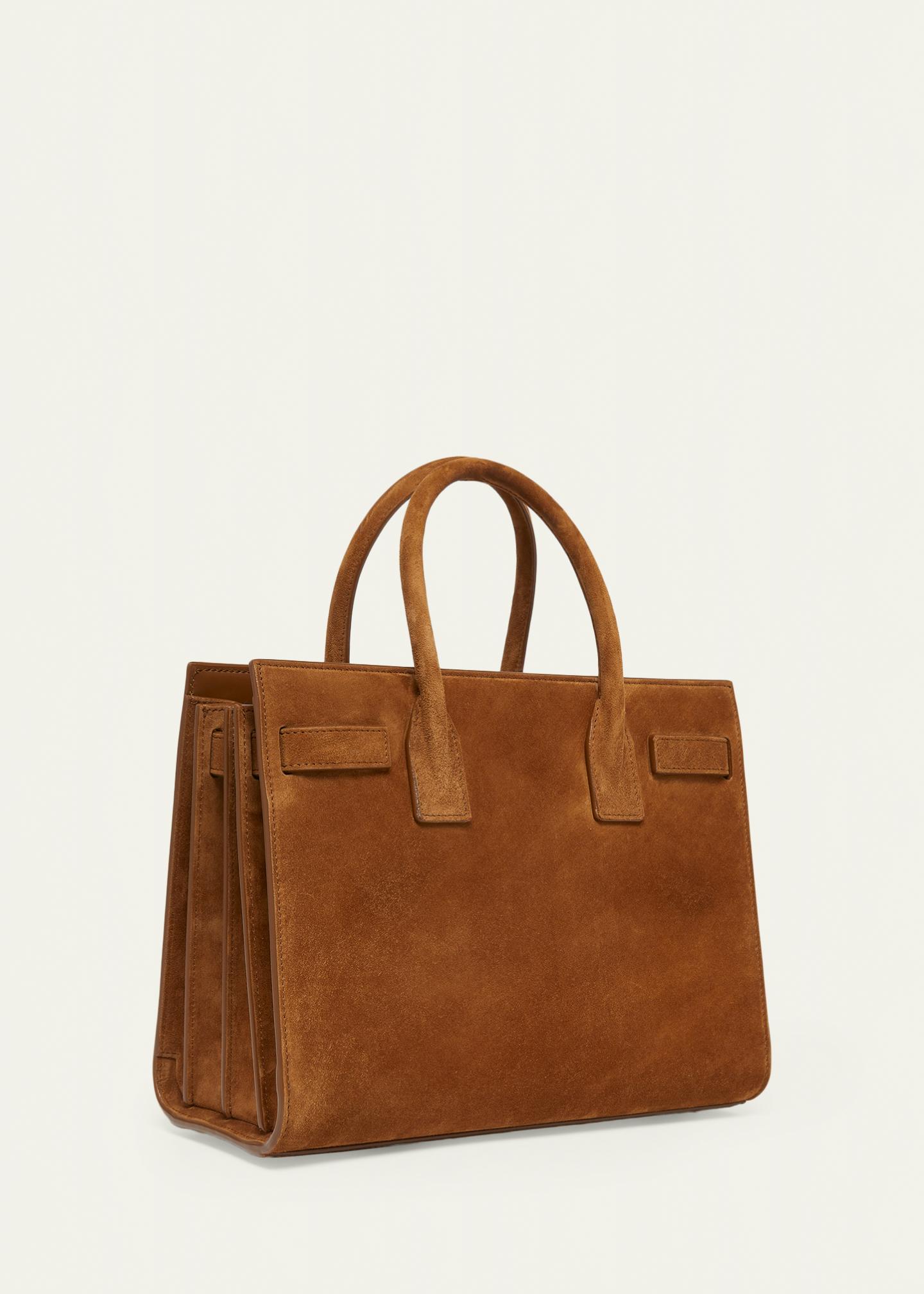Saint Laurent Sac de Jour Baby Suede Top-Handle Bag - Bergdorf Goodman