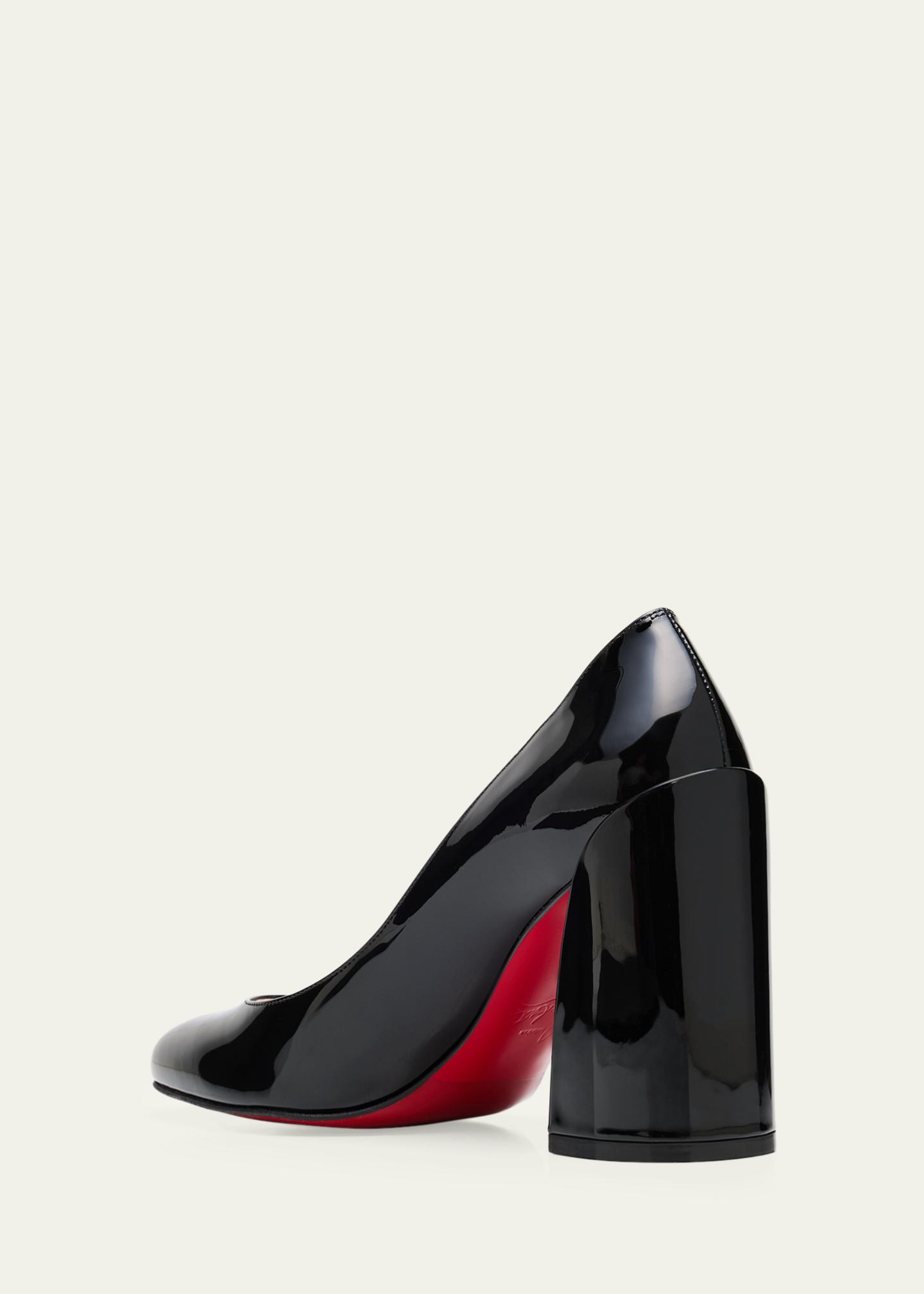 Christian Louboutin 85mm Miss Jane Patent Leather Pumps - Bergdorf