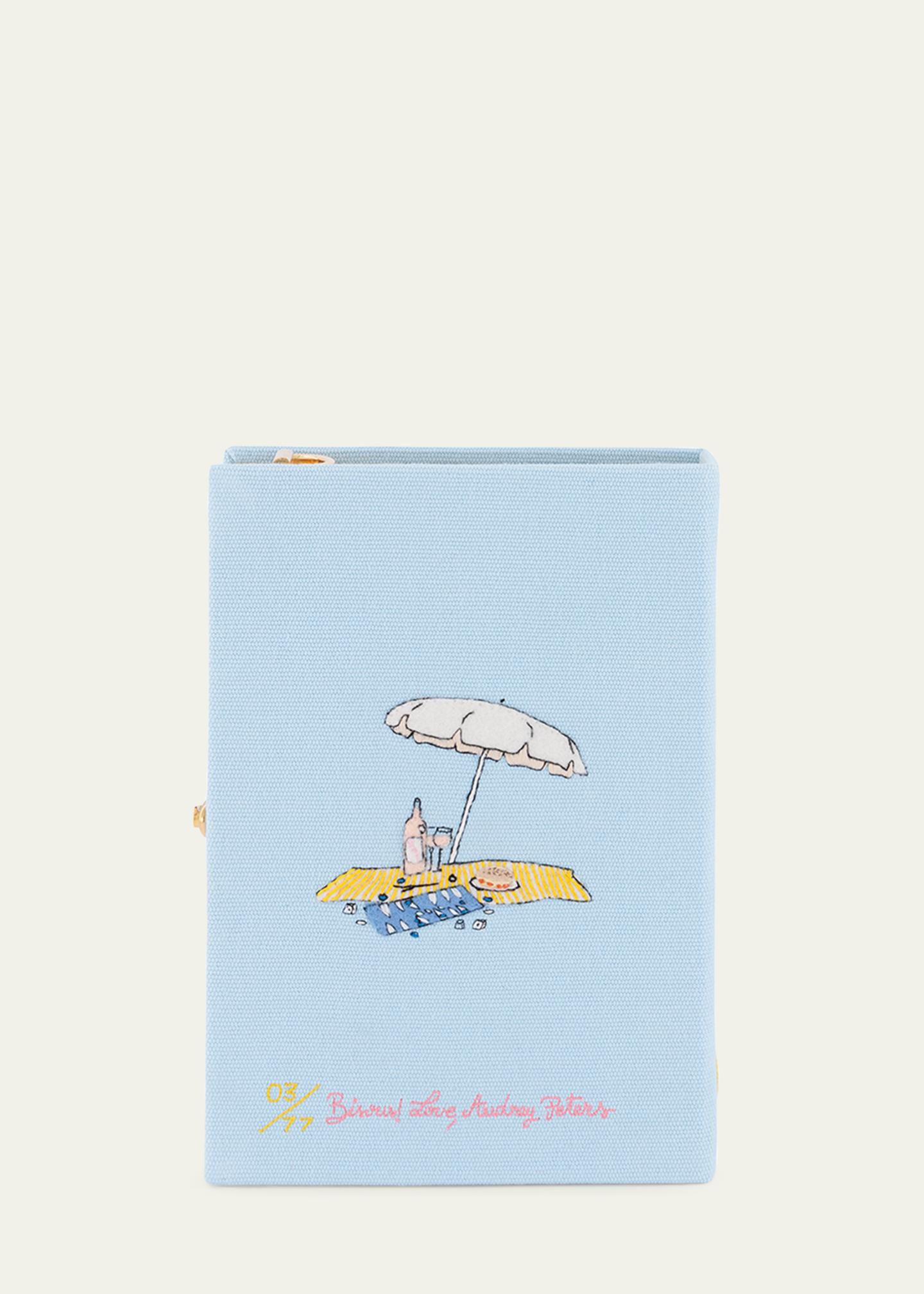 Olympia Le-Tan Saint Tropez Book Clutch Bag with Strap - Bergdorf 