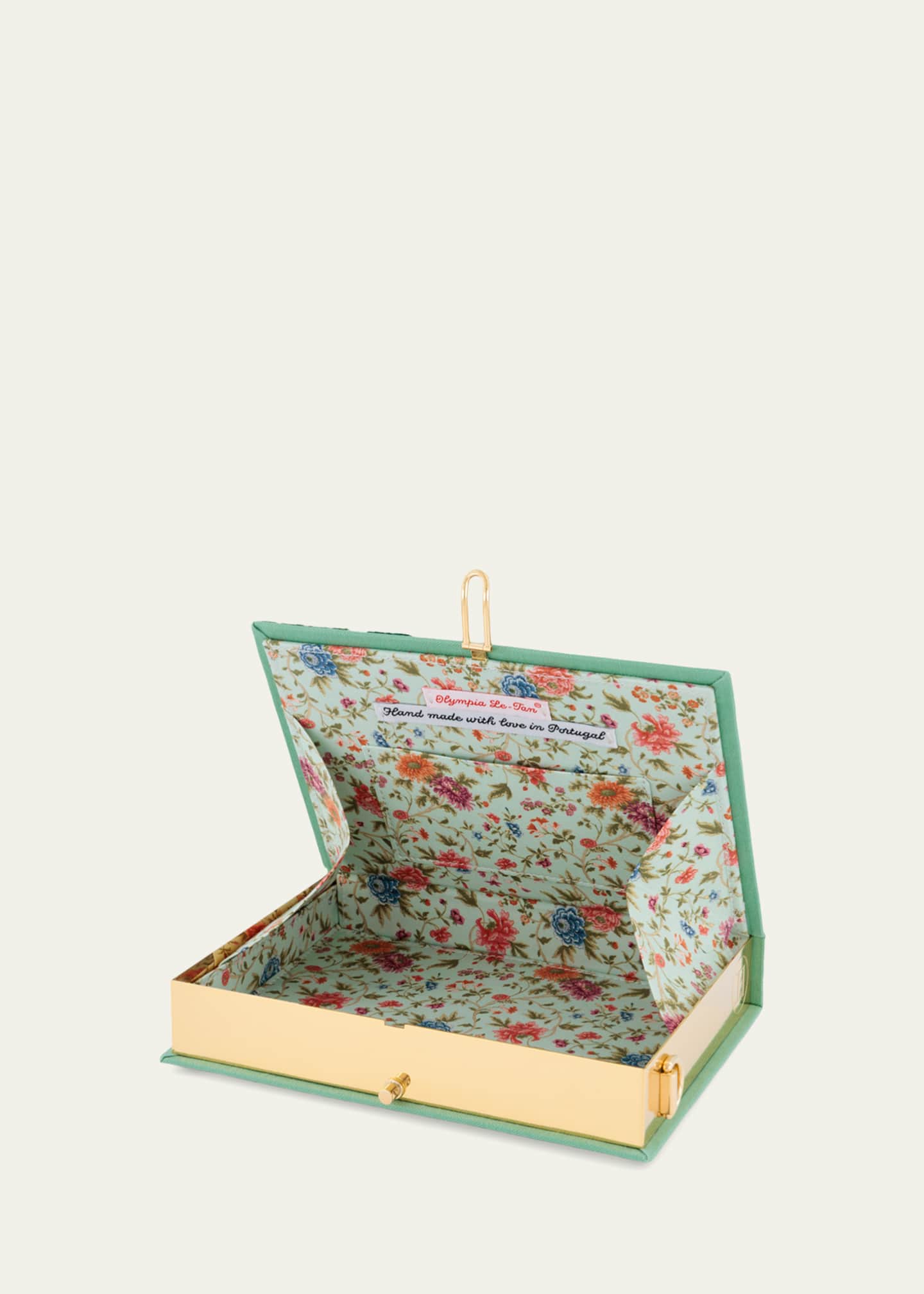 Olympia Le-Tan Pina Colada Book Clutch Bag with Strap - Bergdorf