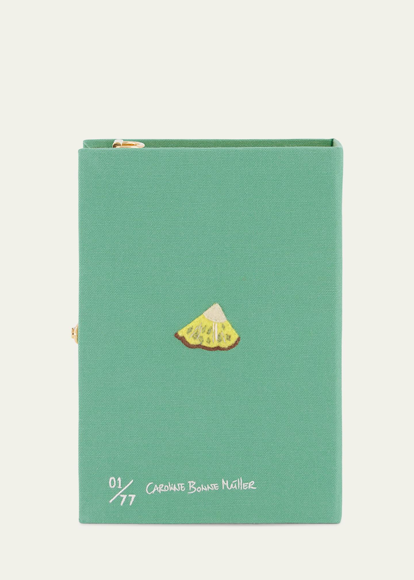 Olympia Le-Tan Pina Colada Book Clutch Bag with Strap - Bergdorf