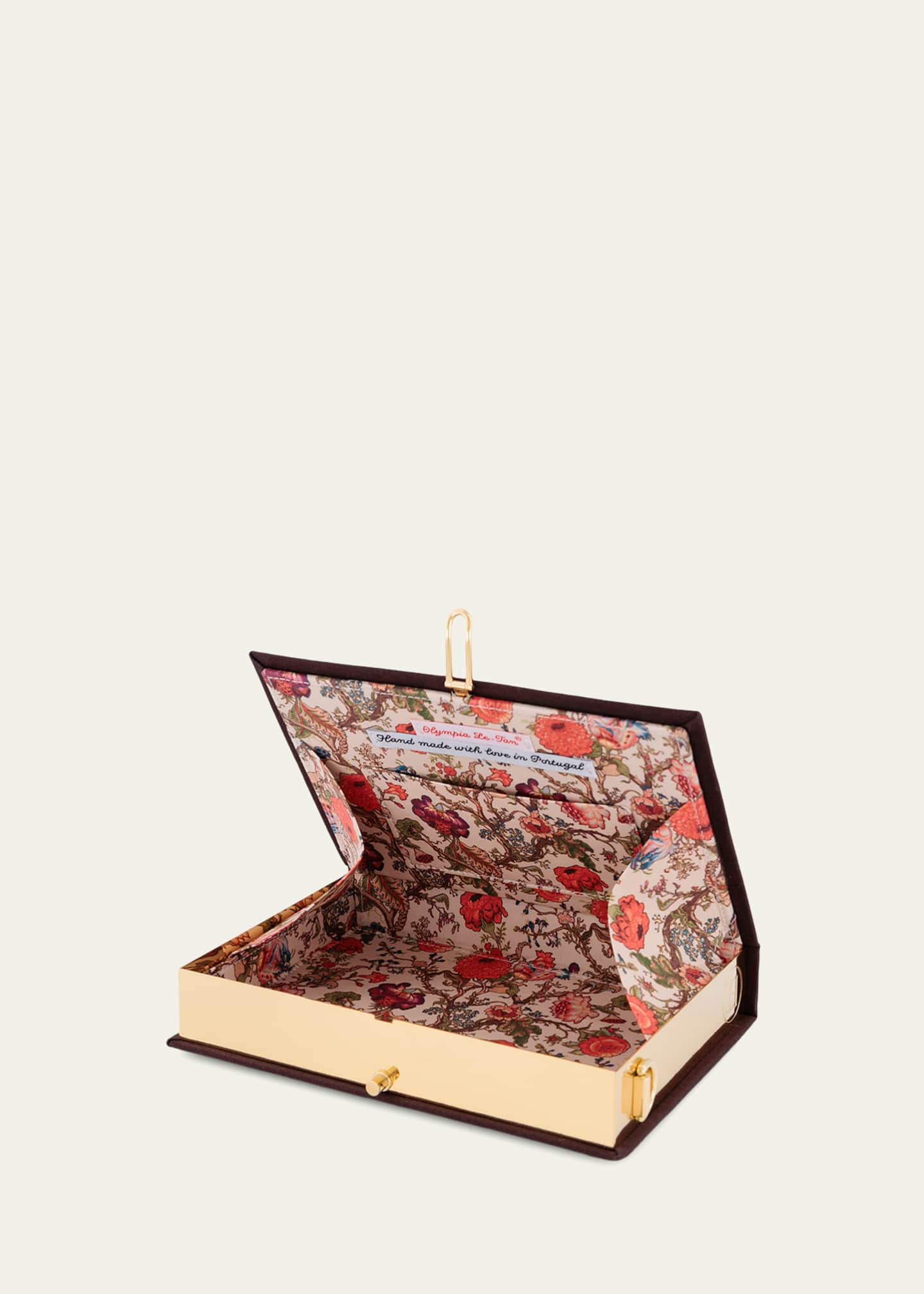 Olympia Le-Tan It's Cocktail Time Book Clutch Bag with Strap
