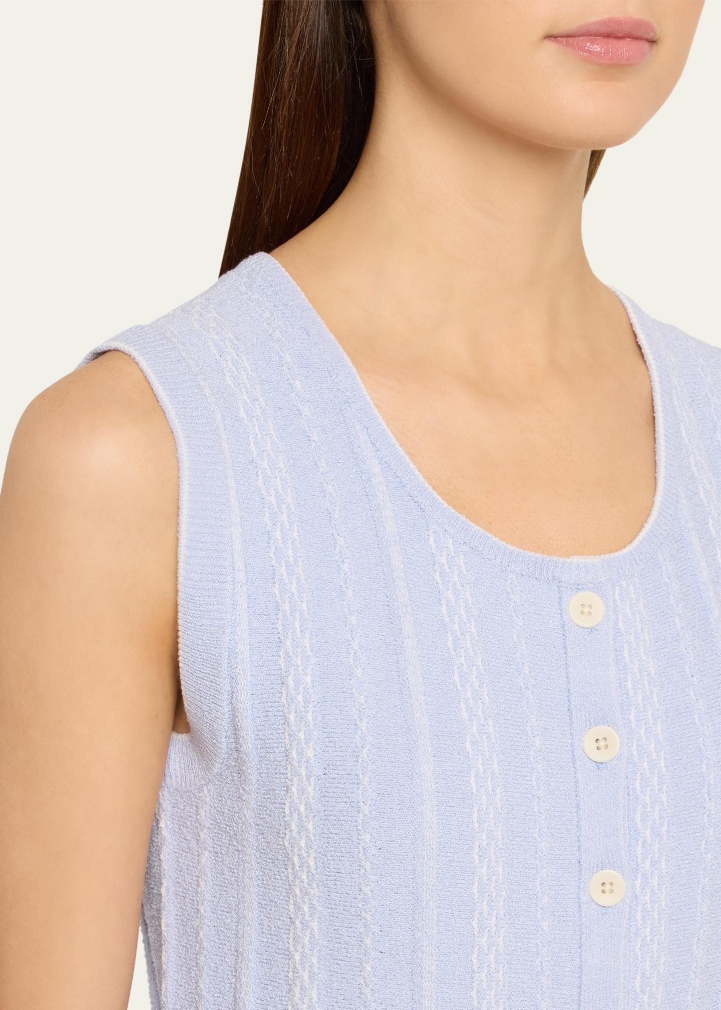 Proenza Schouler White Label Alyna Textured Knit Vest - Bergdorf Goodman