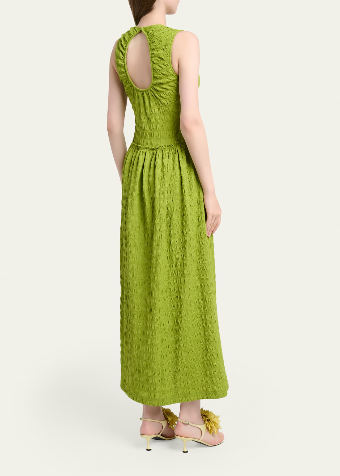 orange wrap dress Orange Linen Wrap Dress – Handmade V-Neck Summer Midi Dress – Xiaolizi