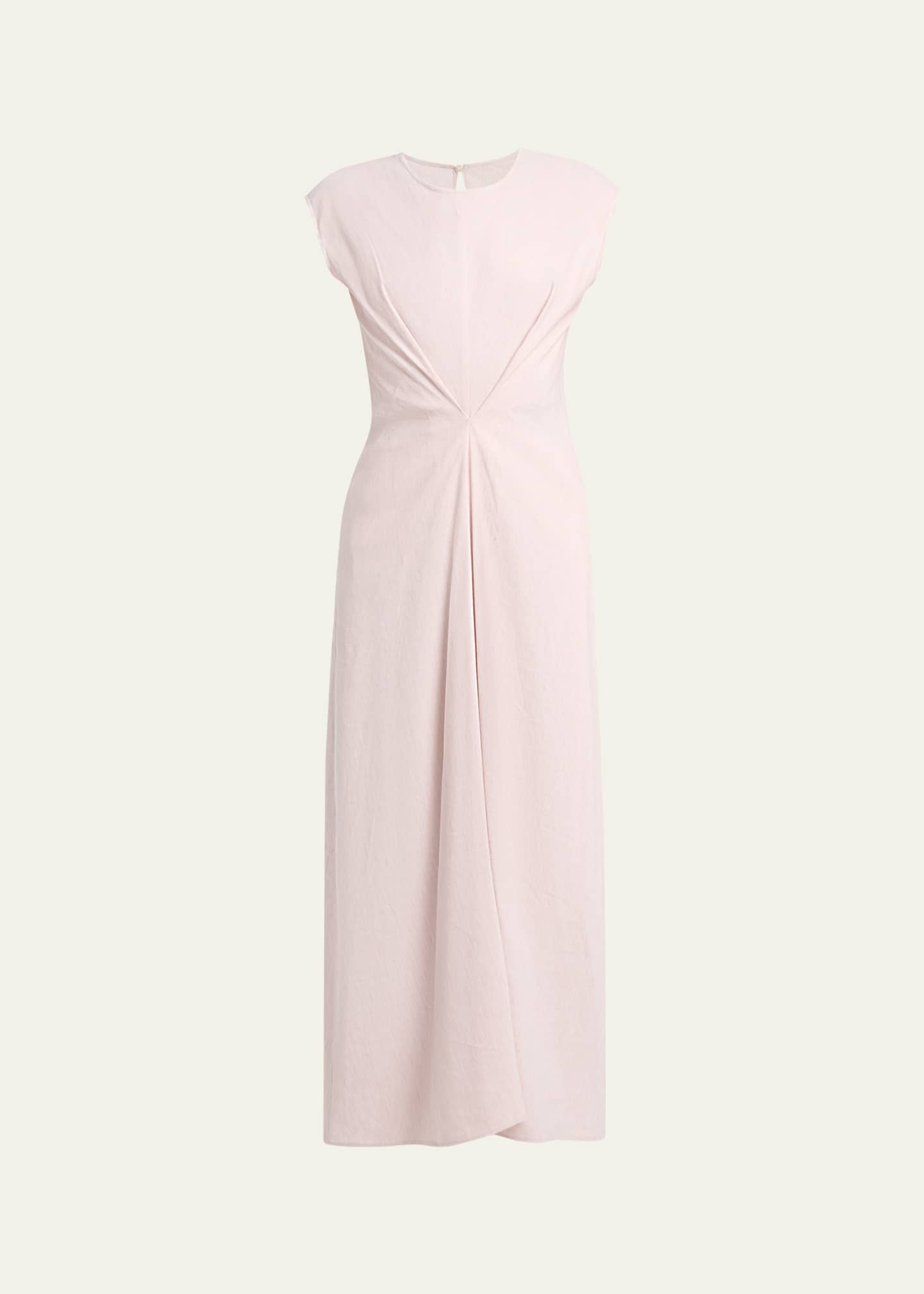 knee length dresses for ladies Francesca Miranda Iris One Shoulder Silk Midi Dress