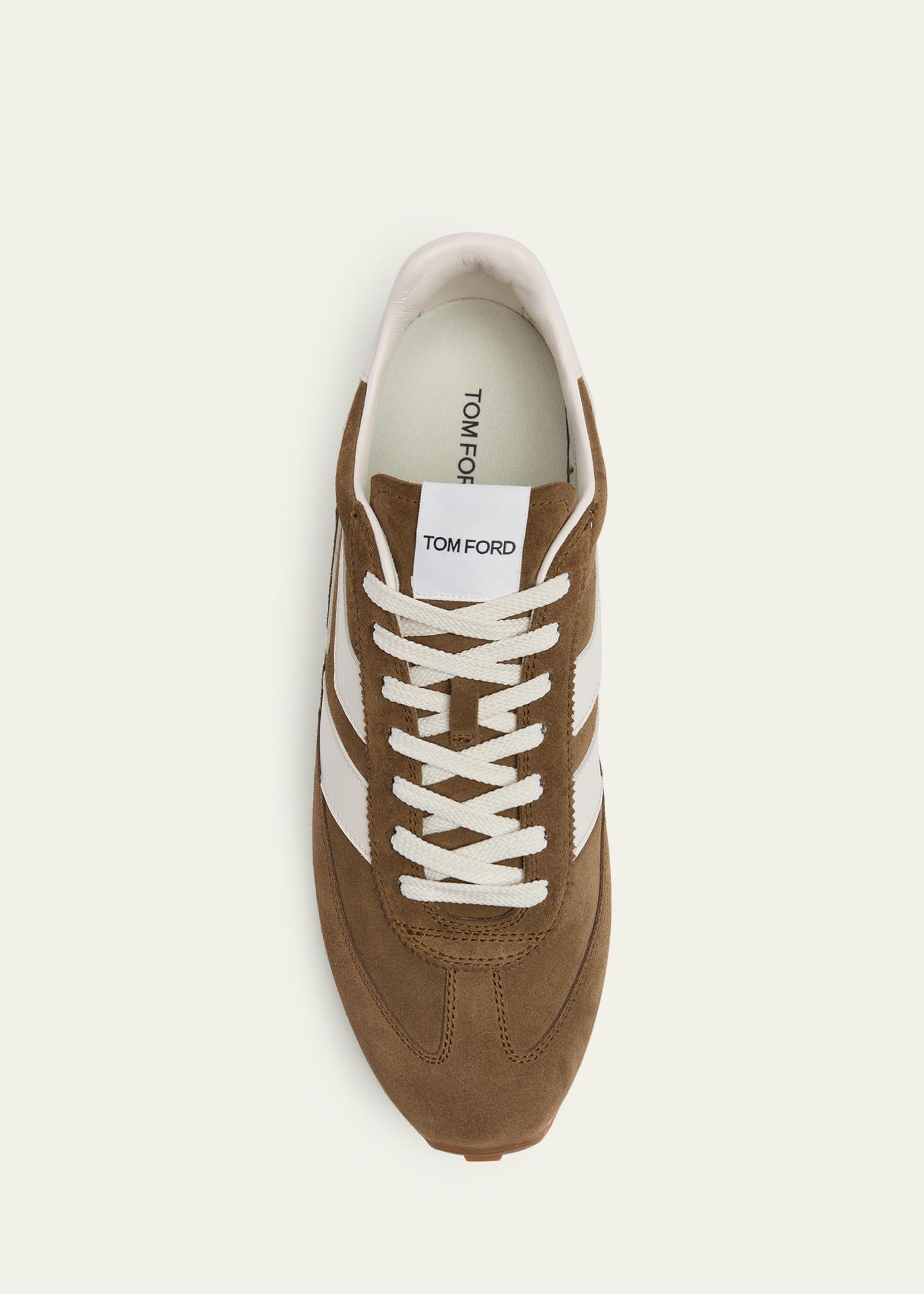 【h.】PADAM 2足Vintage Wolf sneaker 21cm TOM FORD Men's Mick Suede T-Toe Low-Top Sneakers - Bergdorf Goodman
