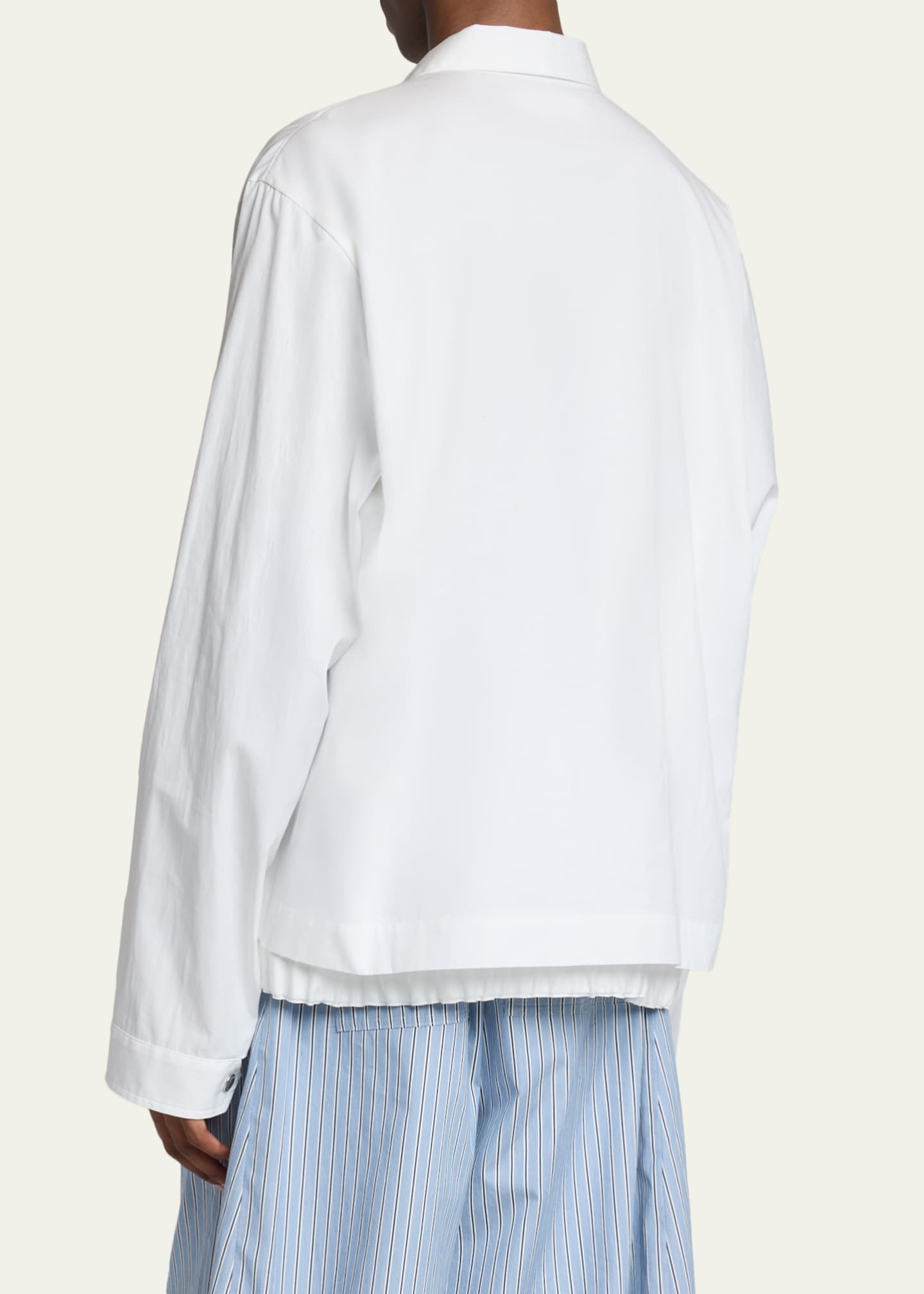 SACAI Men's Cotton Poplin Shirt Jacket - Bergdorf Goodman
