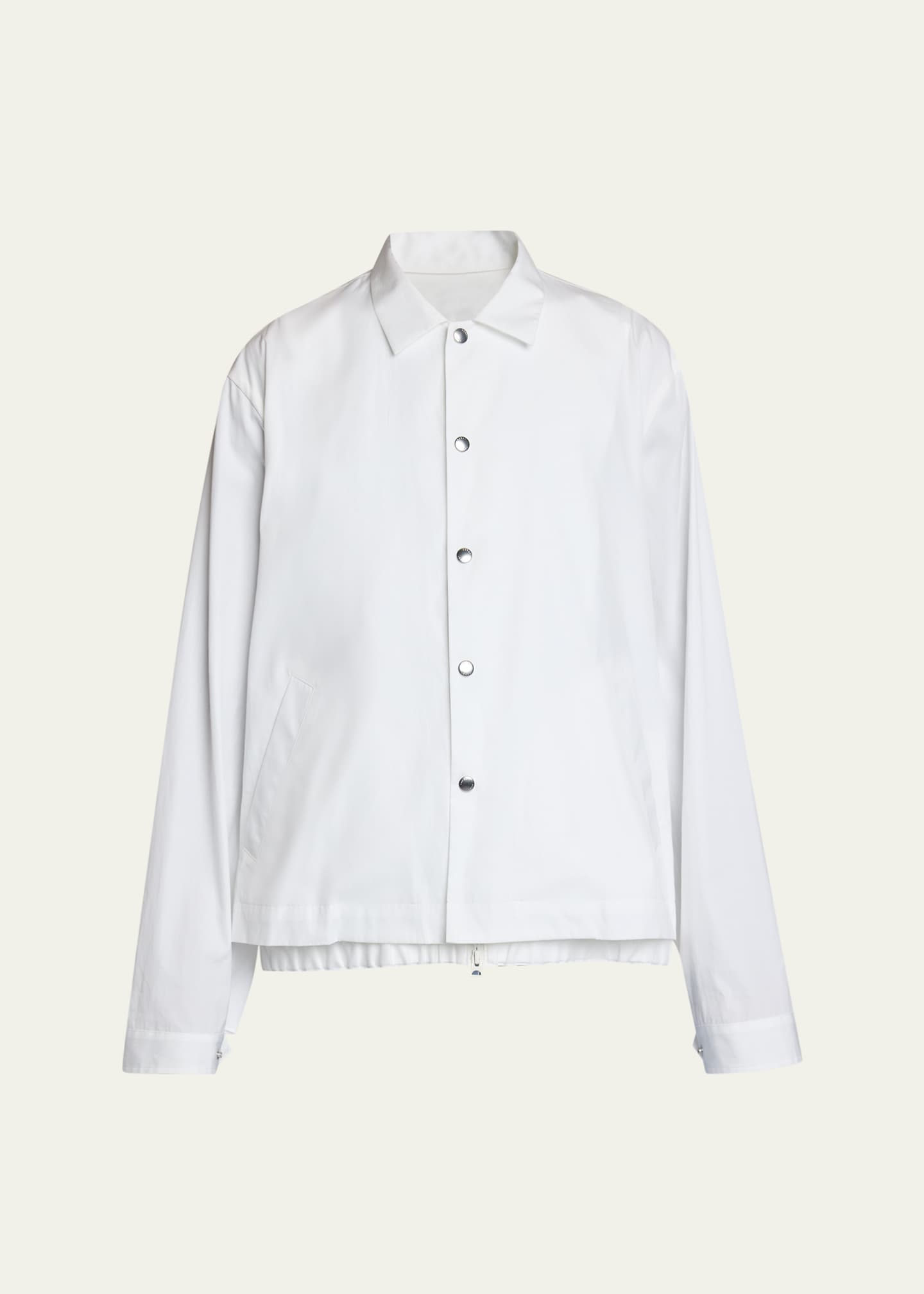 SACAI Men's Cotton Poplin Shirt Jacket - Bergdorf Goodman
