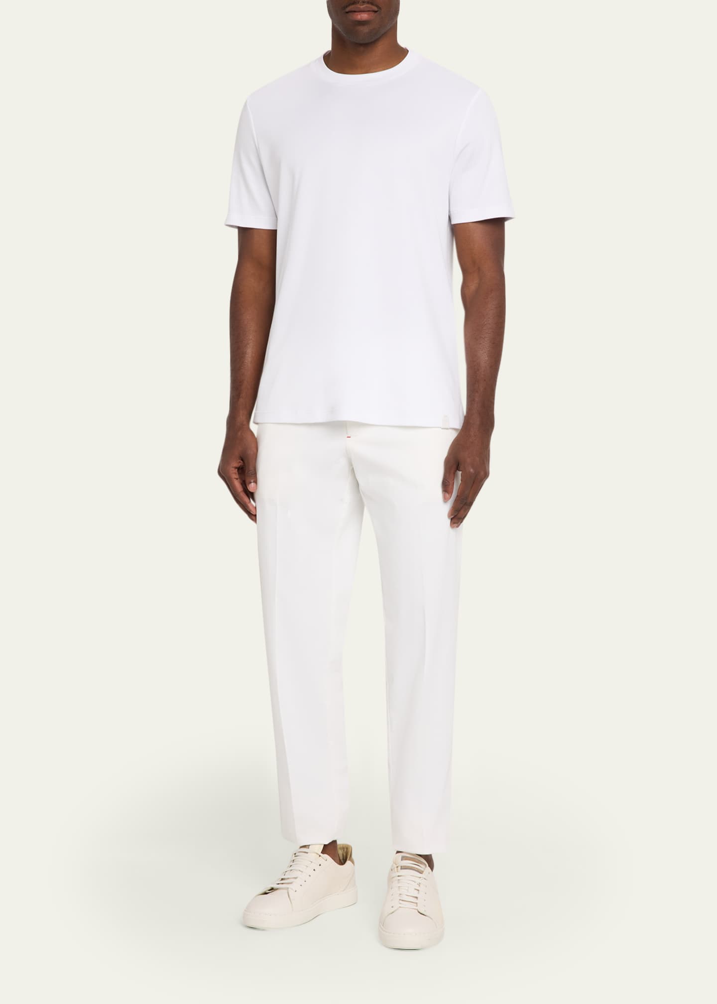 Brioni シーアイランドコットン Tシャツ 半袖 無地 ホワイト 48 Brioni Men's Sea Island Cotton Crewneck T-Shirt - Bergdorf Goodman