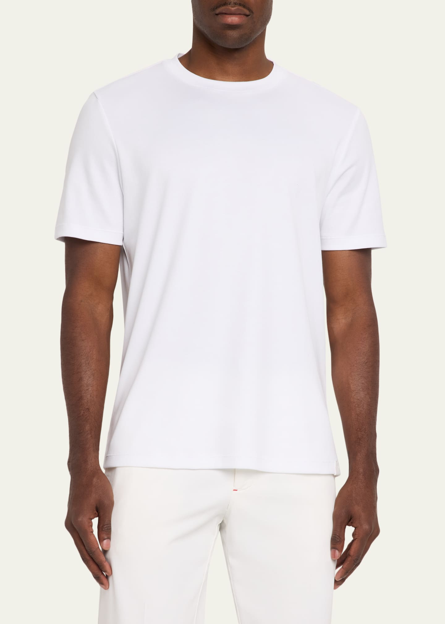 Brioni シーアイランドコットン Tシャツ 半袖 無地 ホワイト 48 Brioni Men's Sea Island Cotton Crewneck T-Shirt - Bergdorf Goodman