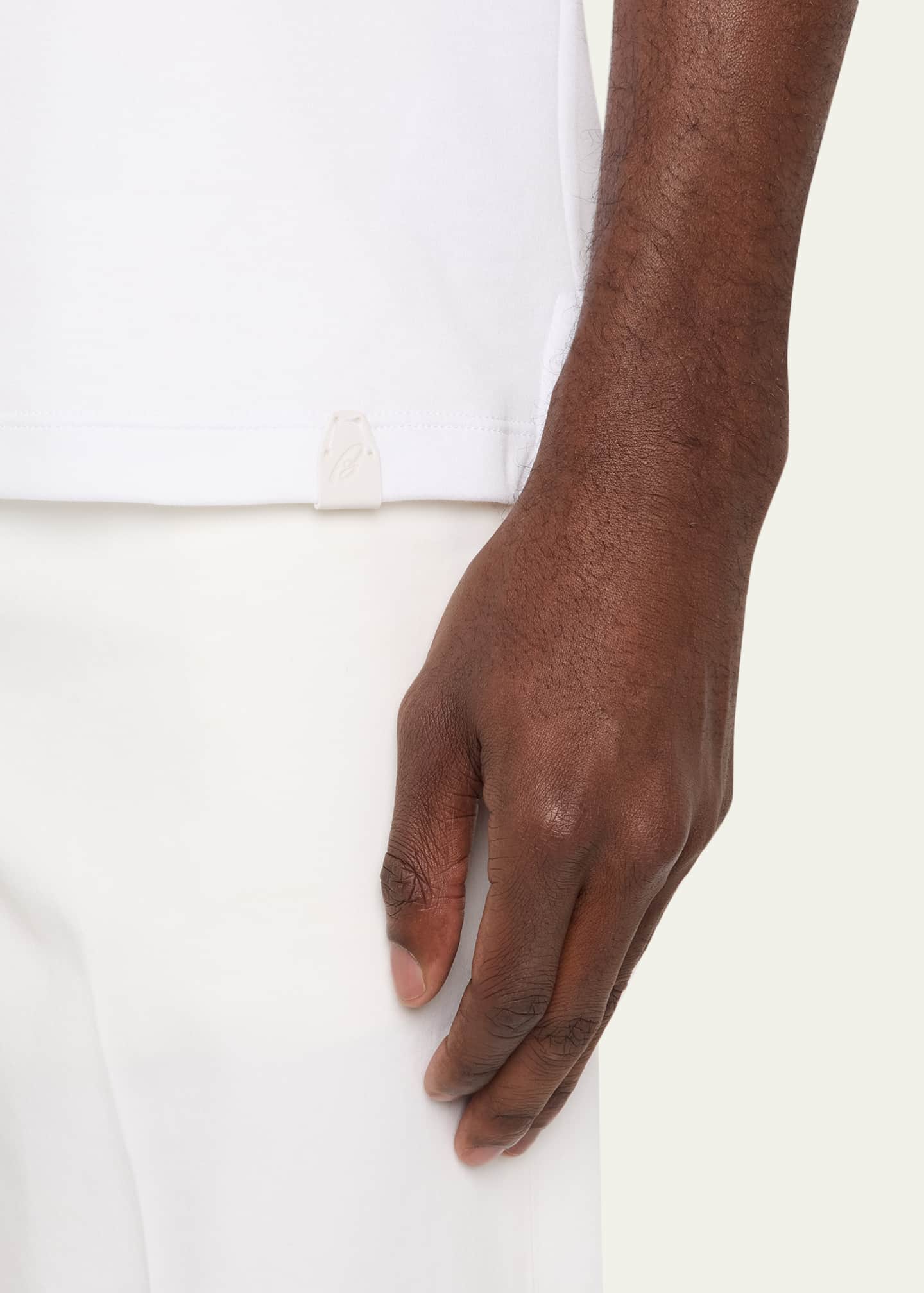 Brioni Men's Sea Island Cotton Crewneck T-Shirt - Bergdorf Goodman