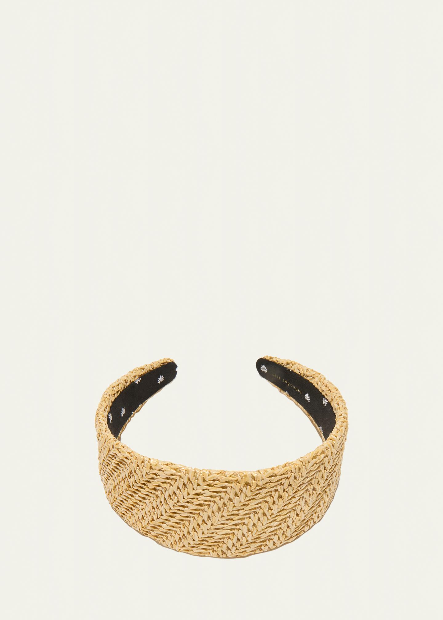 Lele Sadoughi Brigitte Raffia Headband - Bergdorf Goodman display picture 1