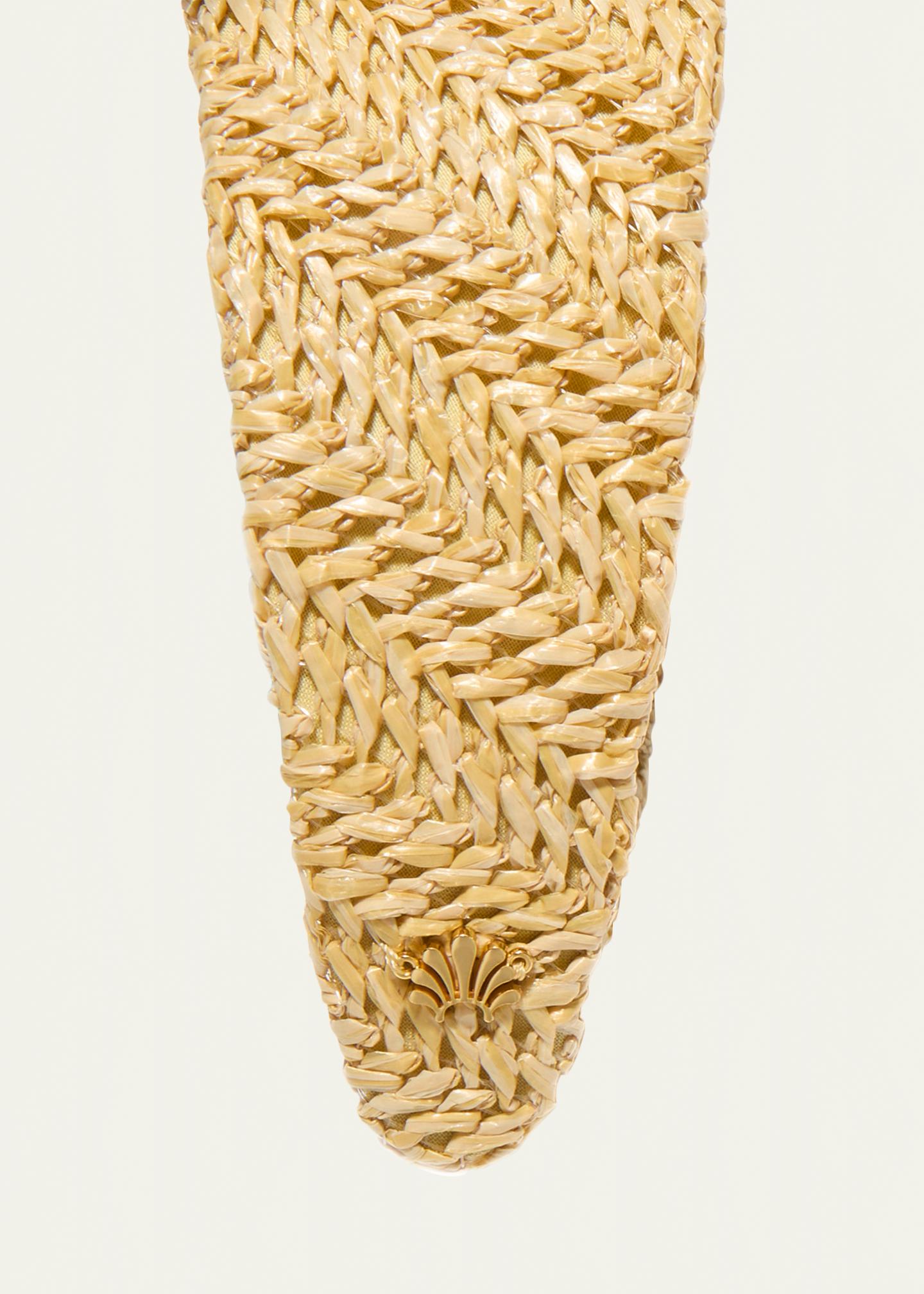 RARE Lele SADOUGHI Raffia Knotted Summer Headband Women\ main image 2