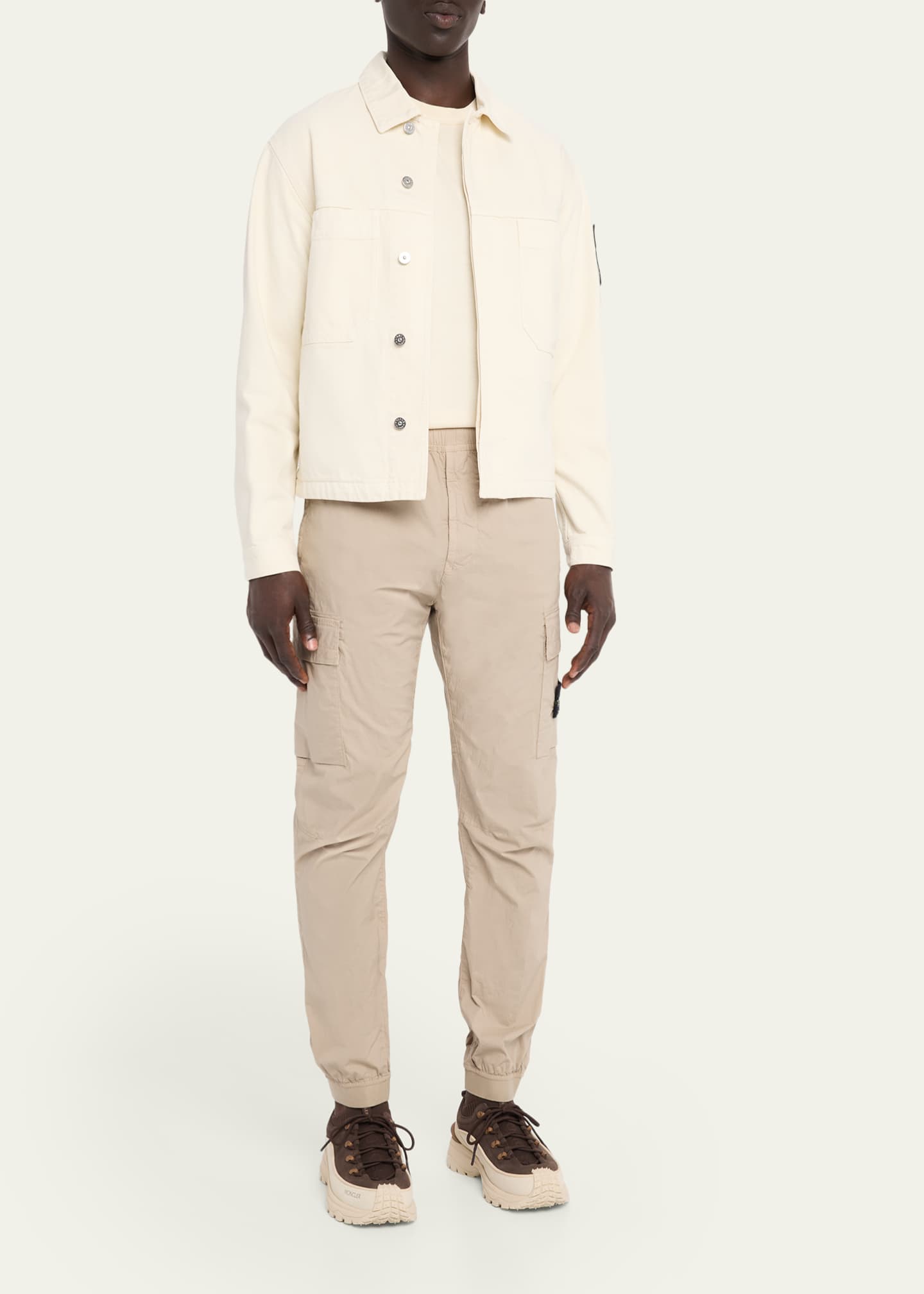 Stone Island Men's Light Bull Denim-TC Jacket - Bergdorf Goodman