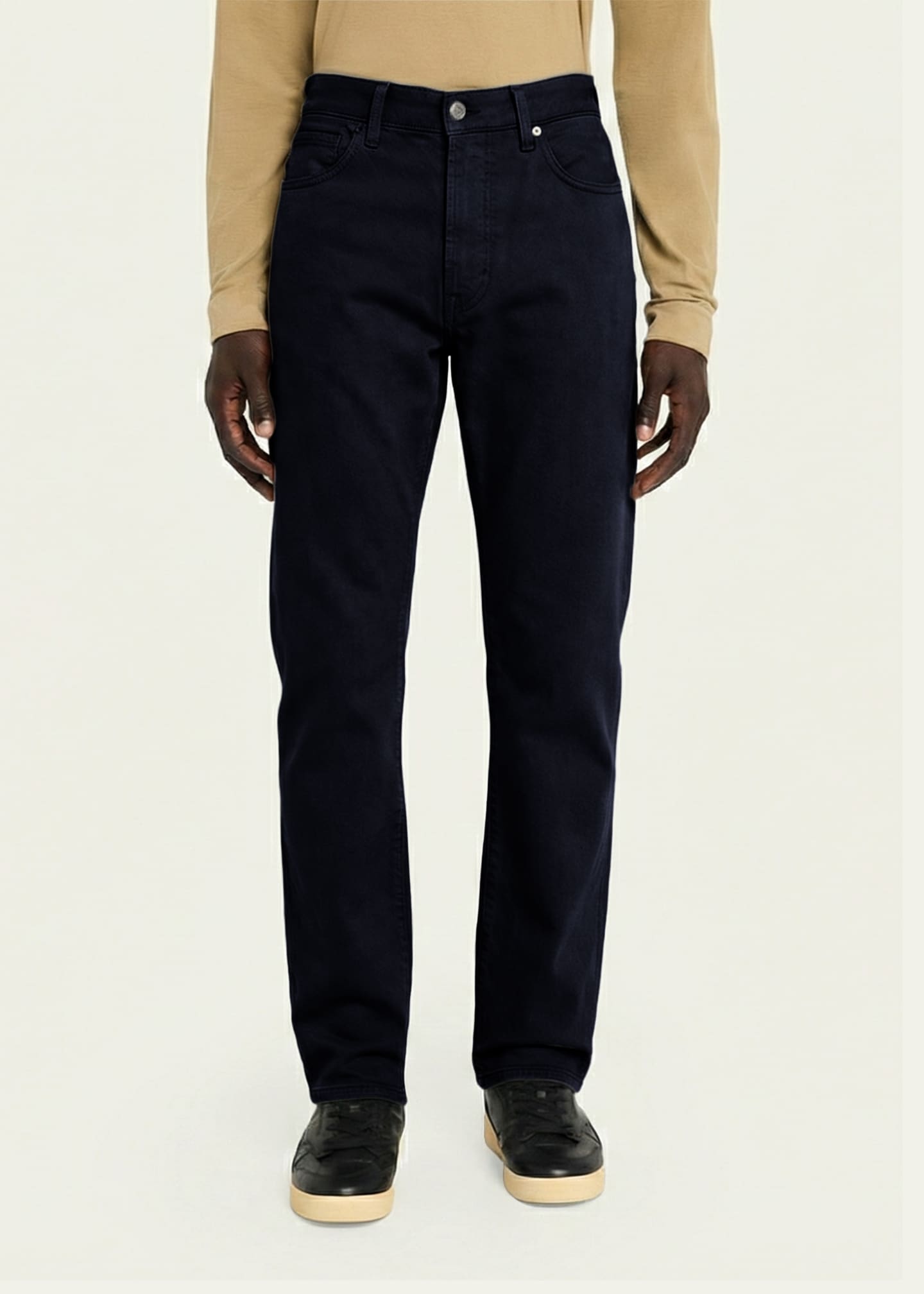 STONE  ストーンアイランド 5 POCKET PANTS Stone Island Men's Cotton Denim Straight Leg Five-Pocket Pants