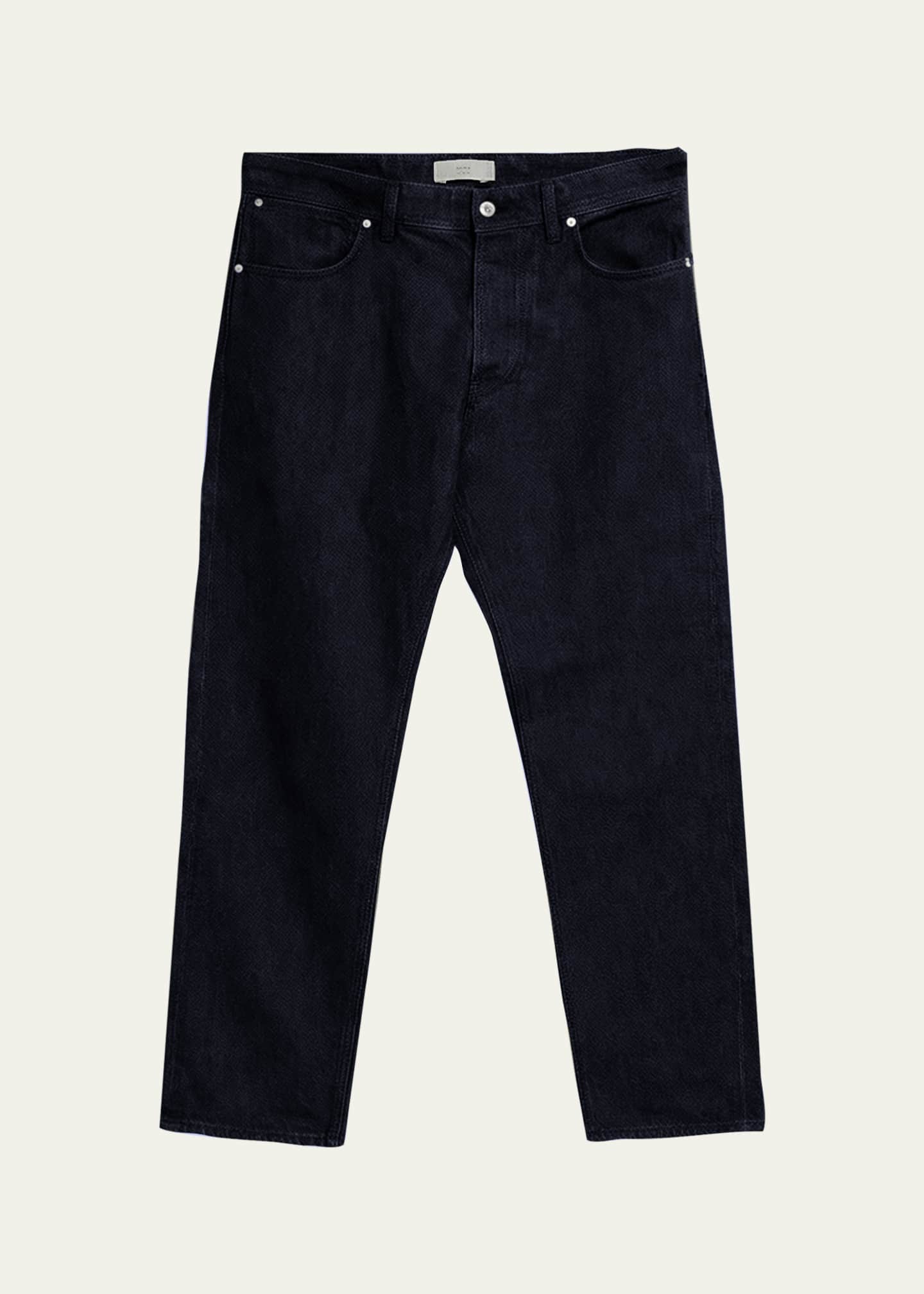 STONE  ストーンアイランド 5 POCKET PANTS Stone Island Men's Cotton Denim Straight Leg Five-Pocket Pants