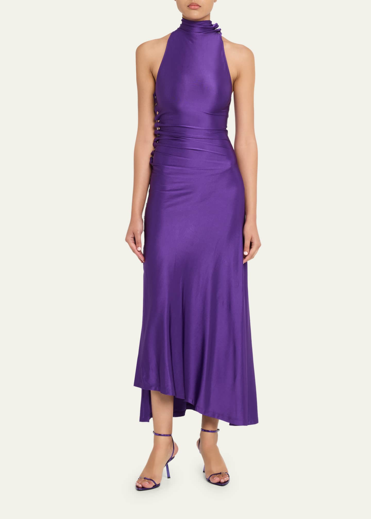 Rabanne Women's Party Dresses - Purple - Maxi Dresses
