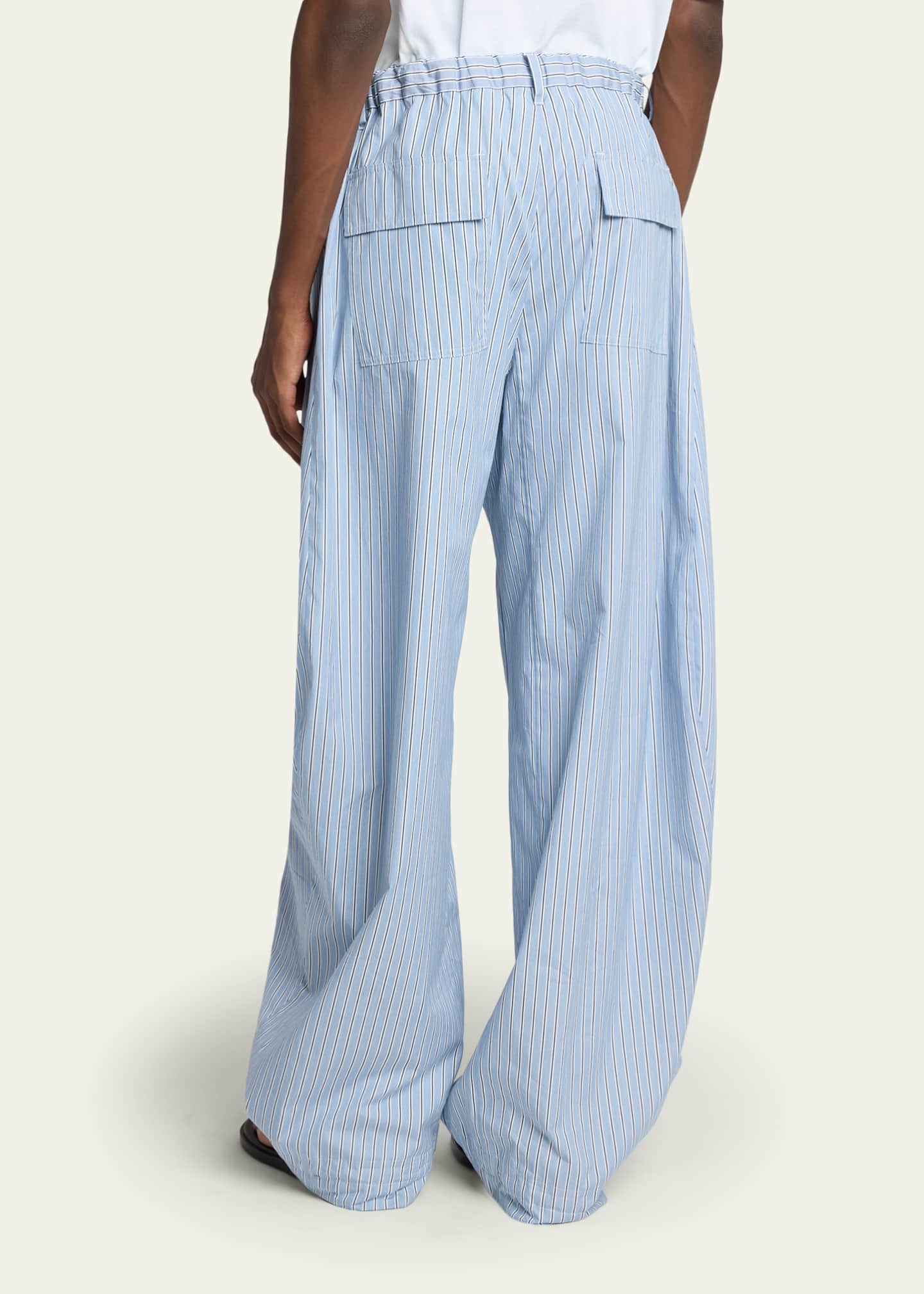 SACAI Men's Striped Drawstring Pants - Bergdorf Goodman