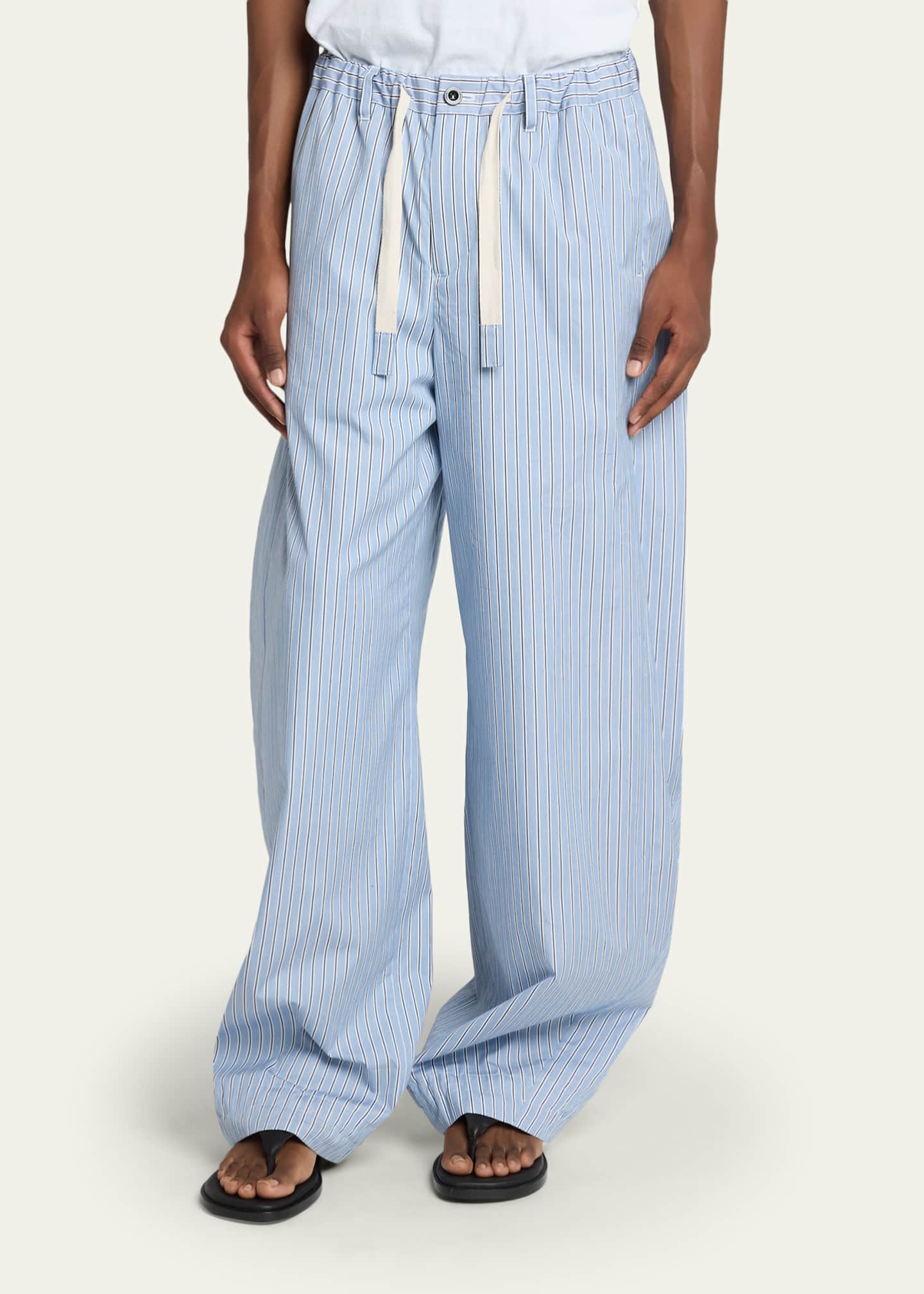 SACAI Men's Striped Drawstring Pants - Bergdorf Goodman