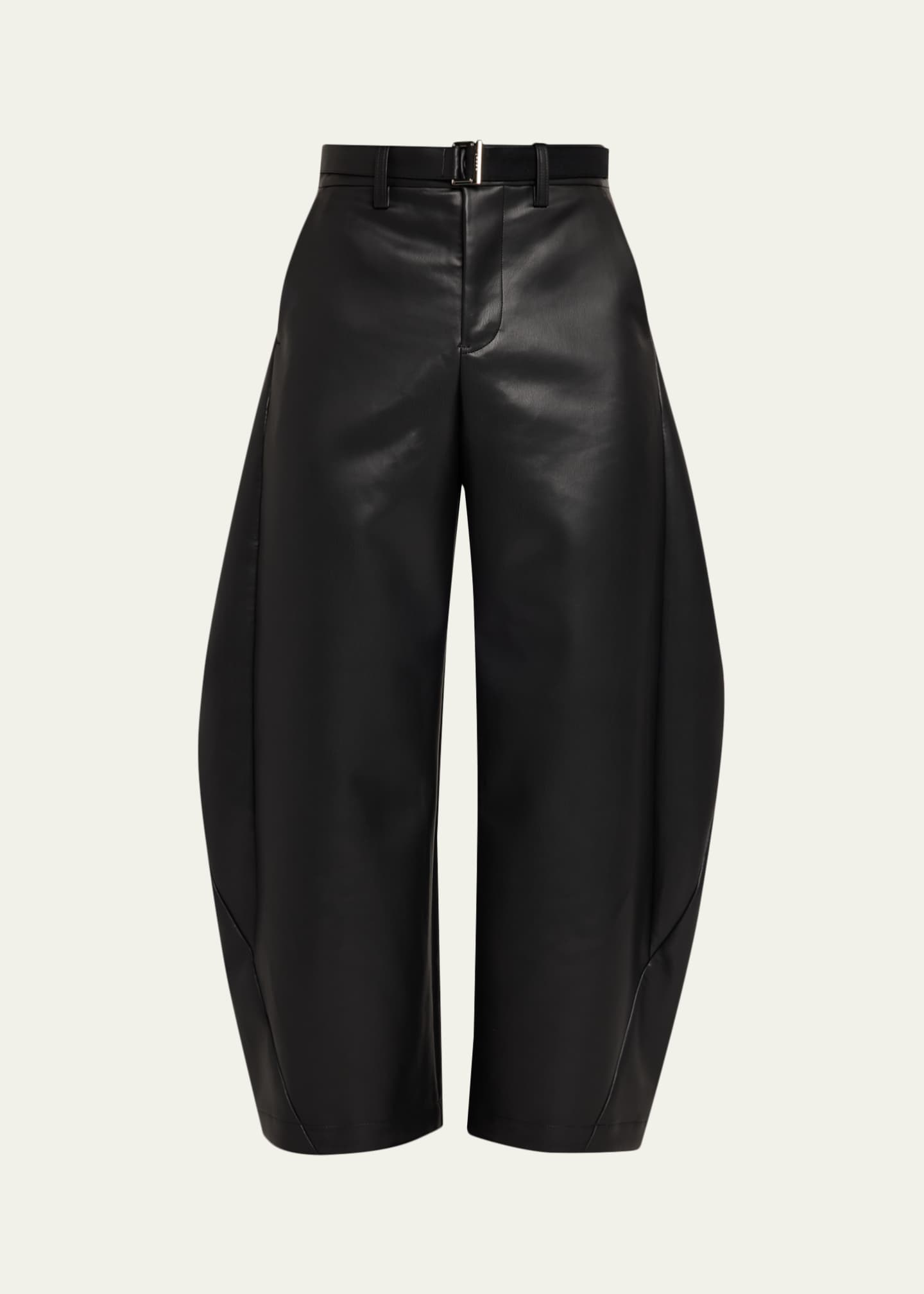 SACAI Faux Leather Pants - Bergdorf Goodman