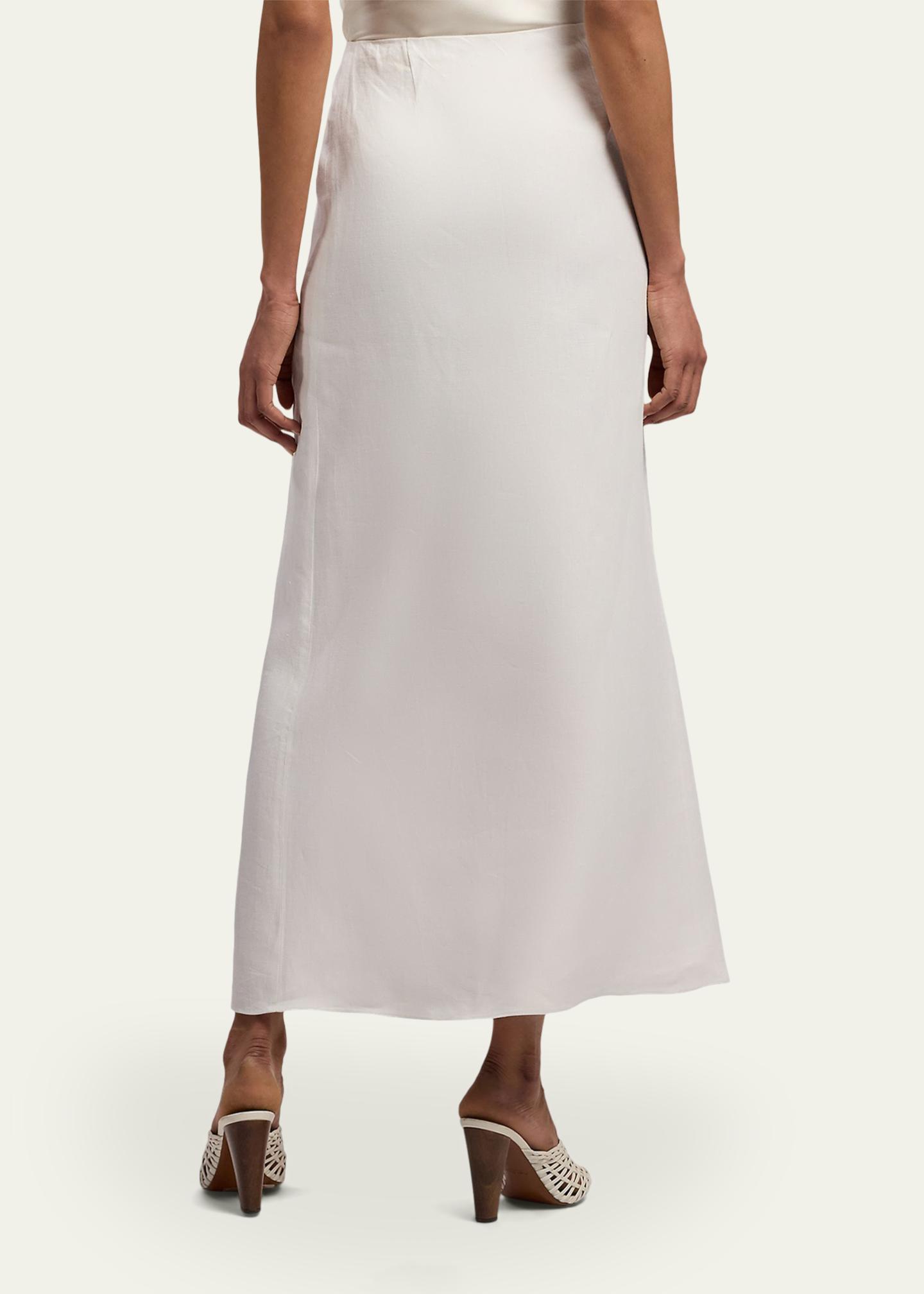 Ralph Lauren Collection Trina Linen Maxi Skirt - Bergdorf Goodman