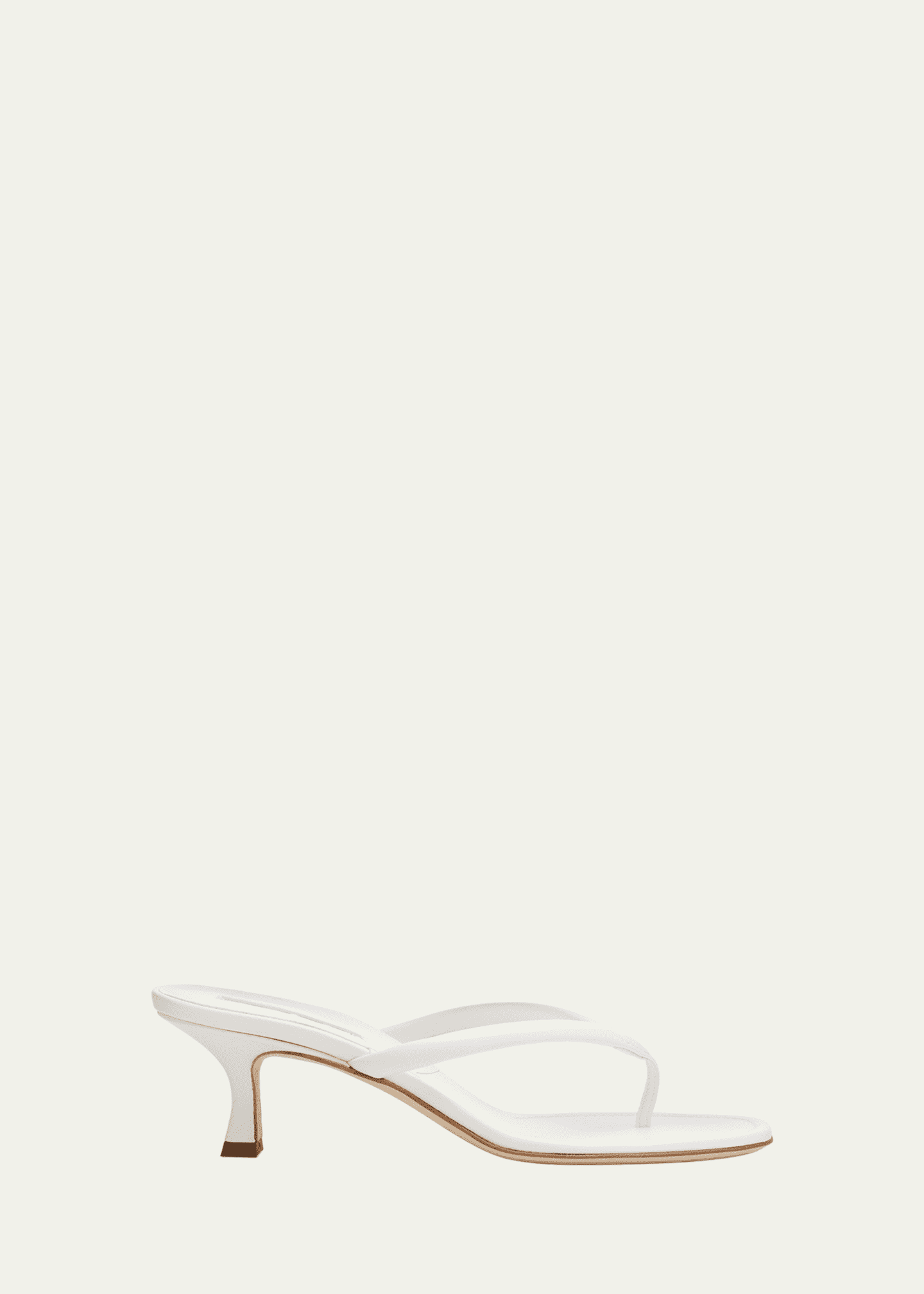 50mm Paterno Leather Thong Sandals