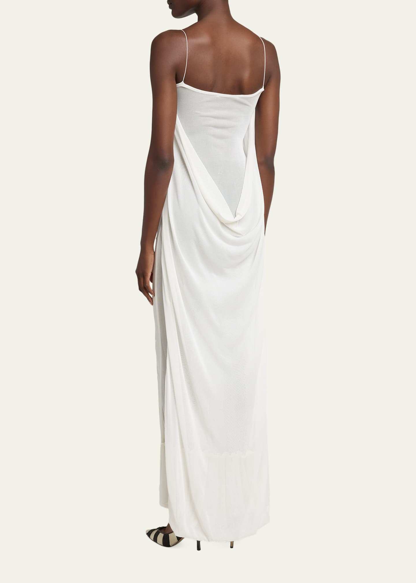 princess polly baby blue dress Jacquemus Norma backless halter neck dress main image 0