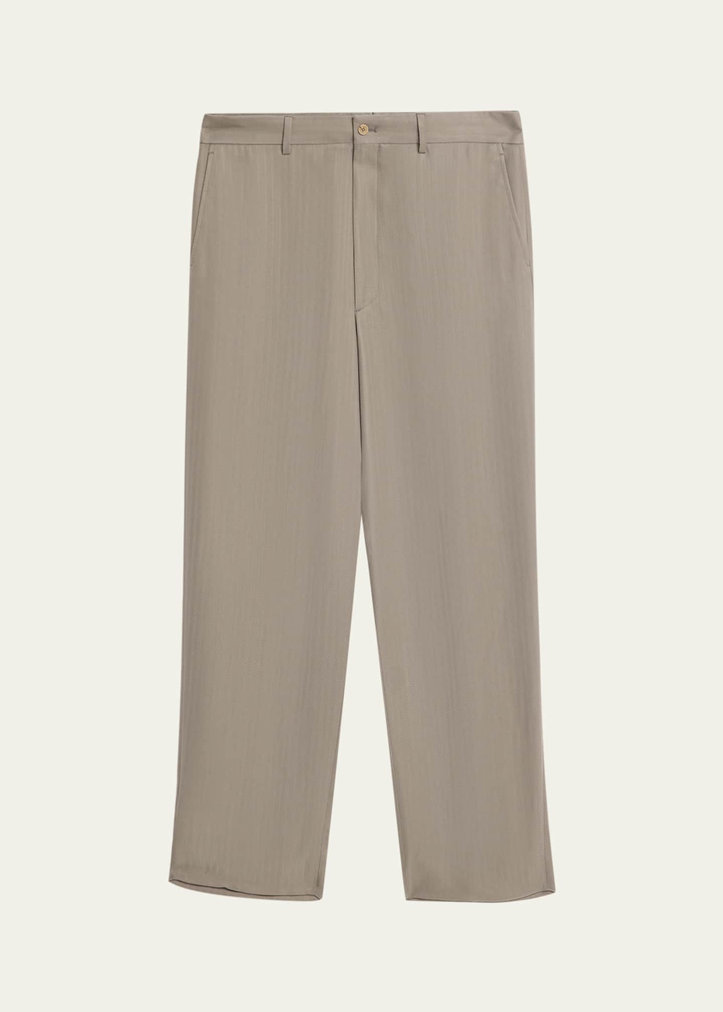 Giorgio Armani Straight-Leg Tailored Pants - Bergdorf Goodman