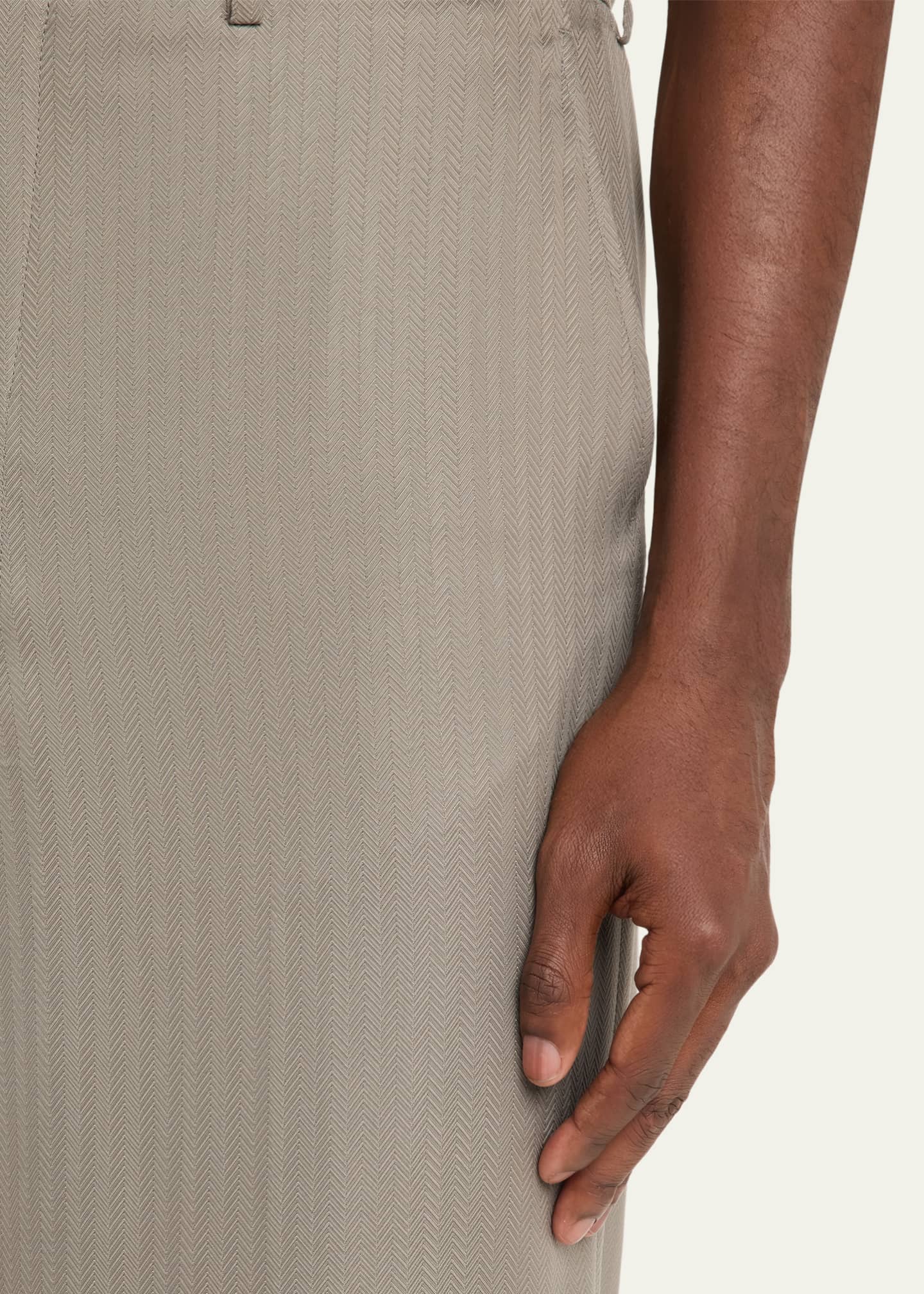 Giorgio Armani Straight-Leg Tailored Pants - Bergdorf Goodman