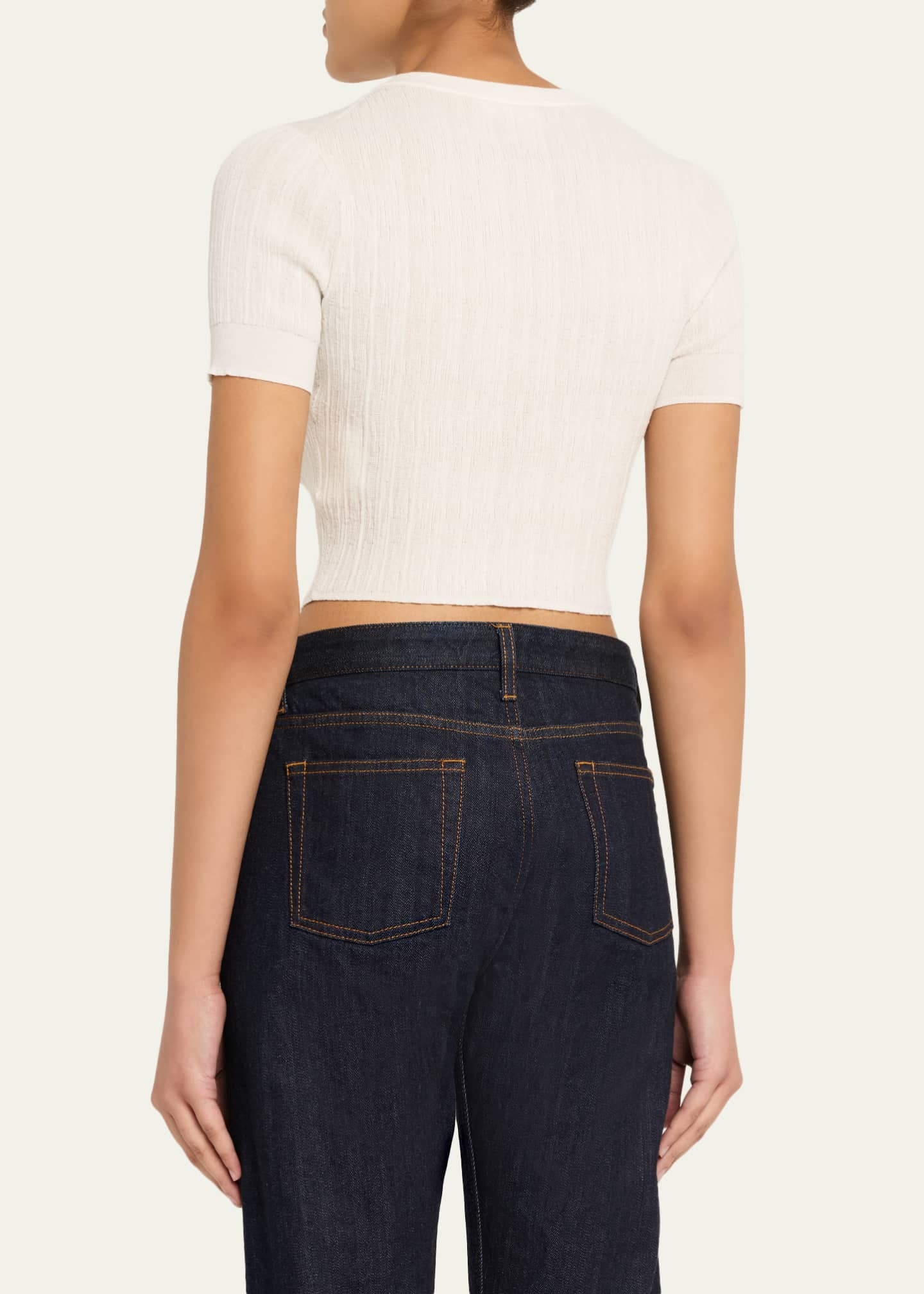 A.L.C. Lottie Textured Crop Cardigan - Bergdorf Goodman