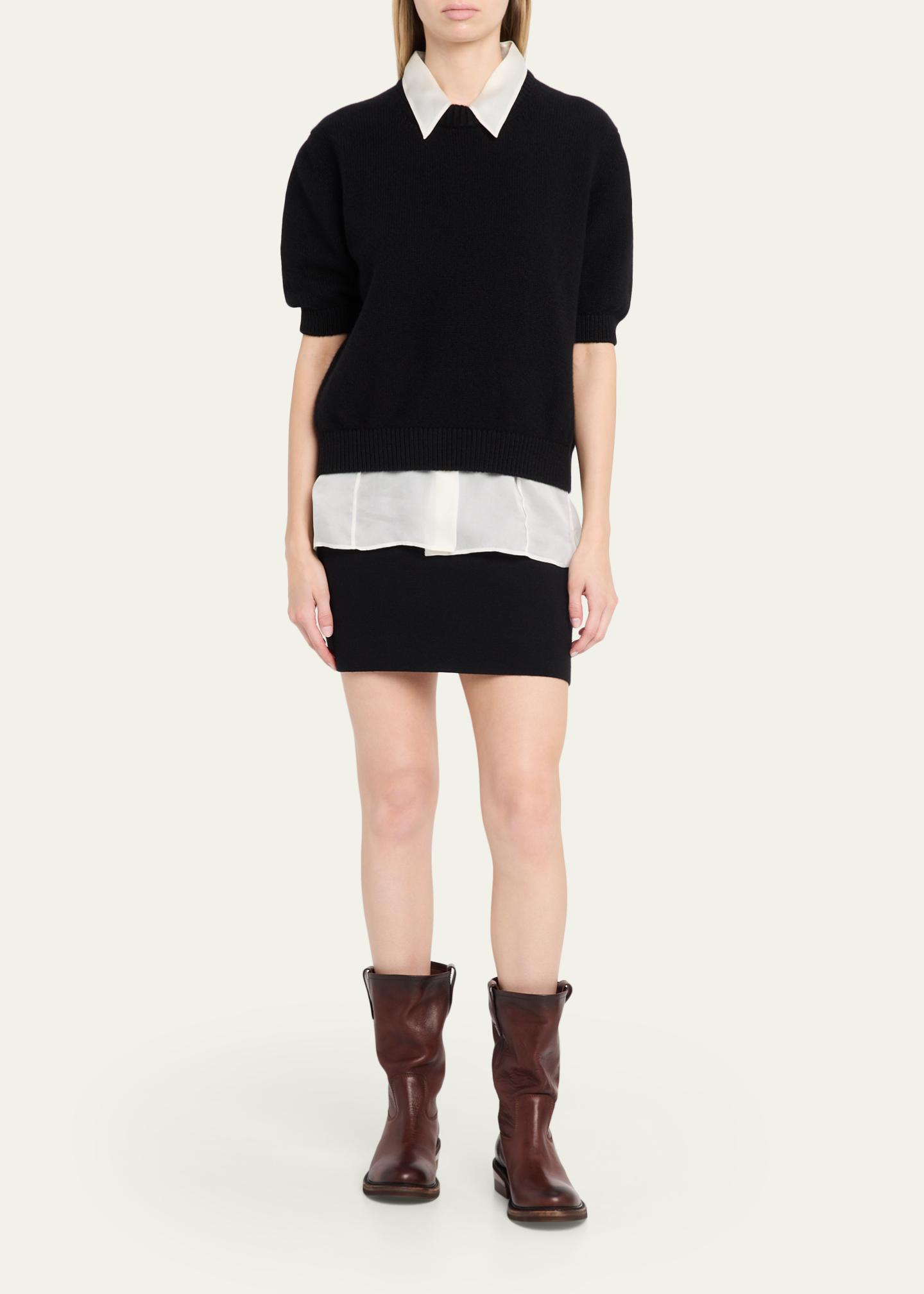 Miu Miu Foule Leather Mid-Calf Boots - Bergdorf Goodman
