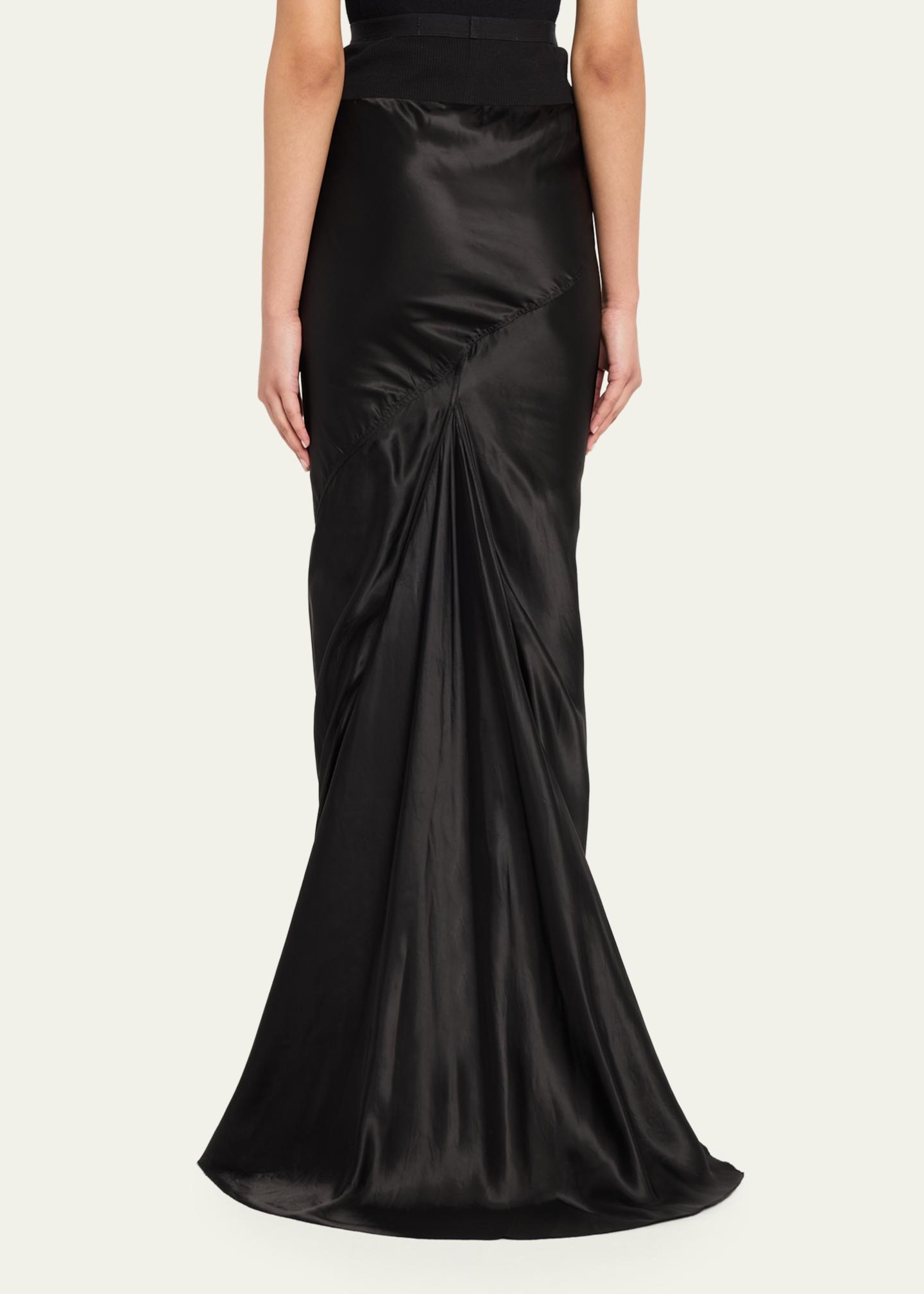 Rick Owens Coda Mixed-Media Maxi Skirt - Bergdorf Goodman