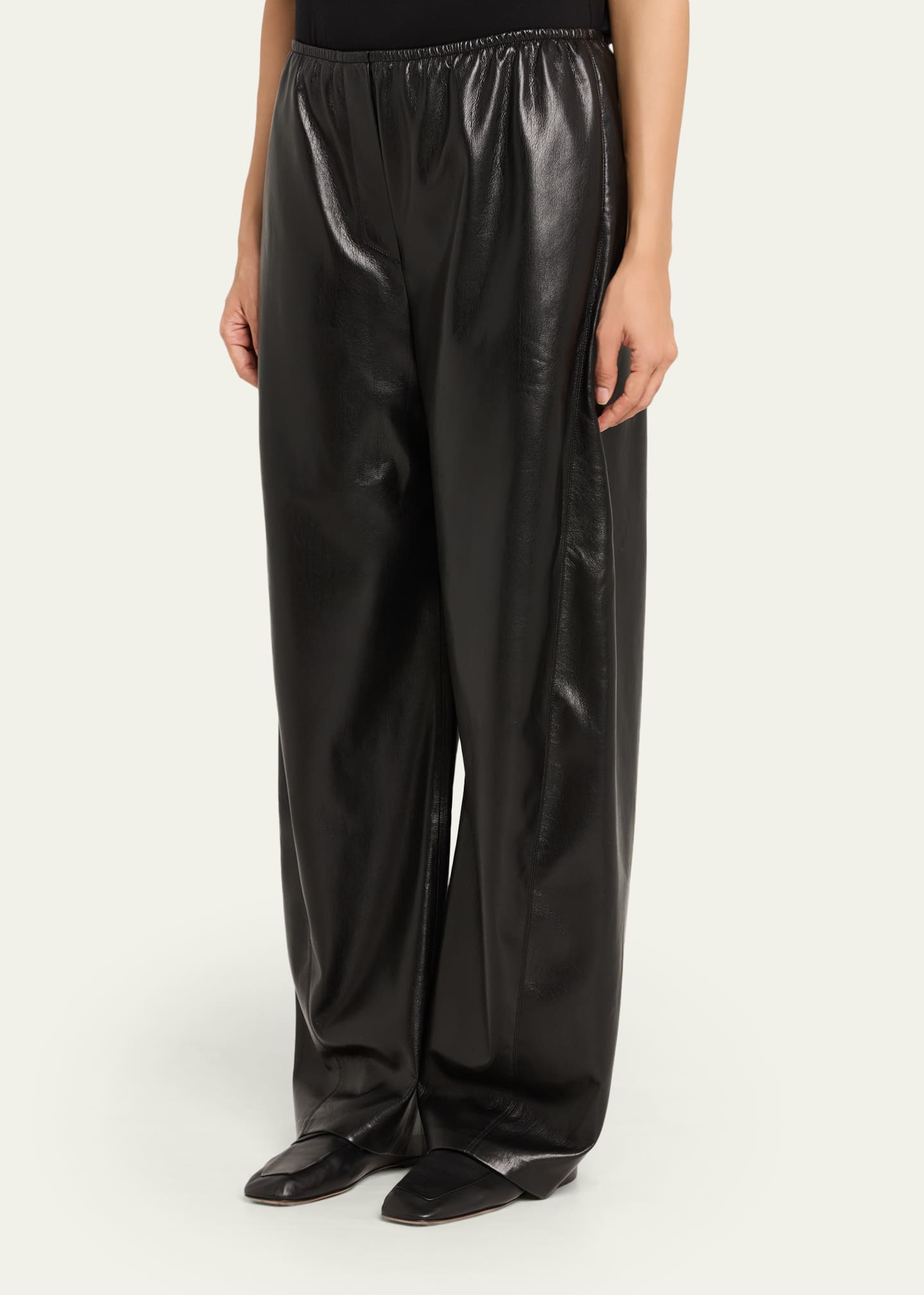 Nanushka Zoela Alt-Leather Pants - Bergdorf Goodman