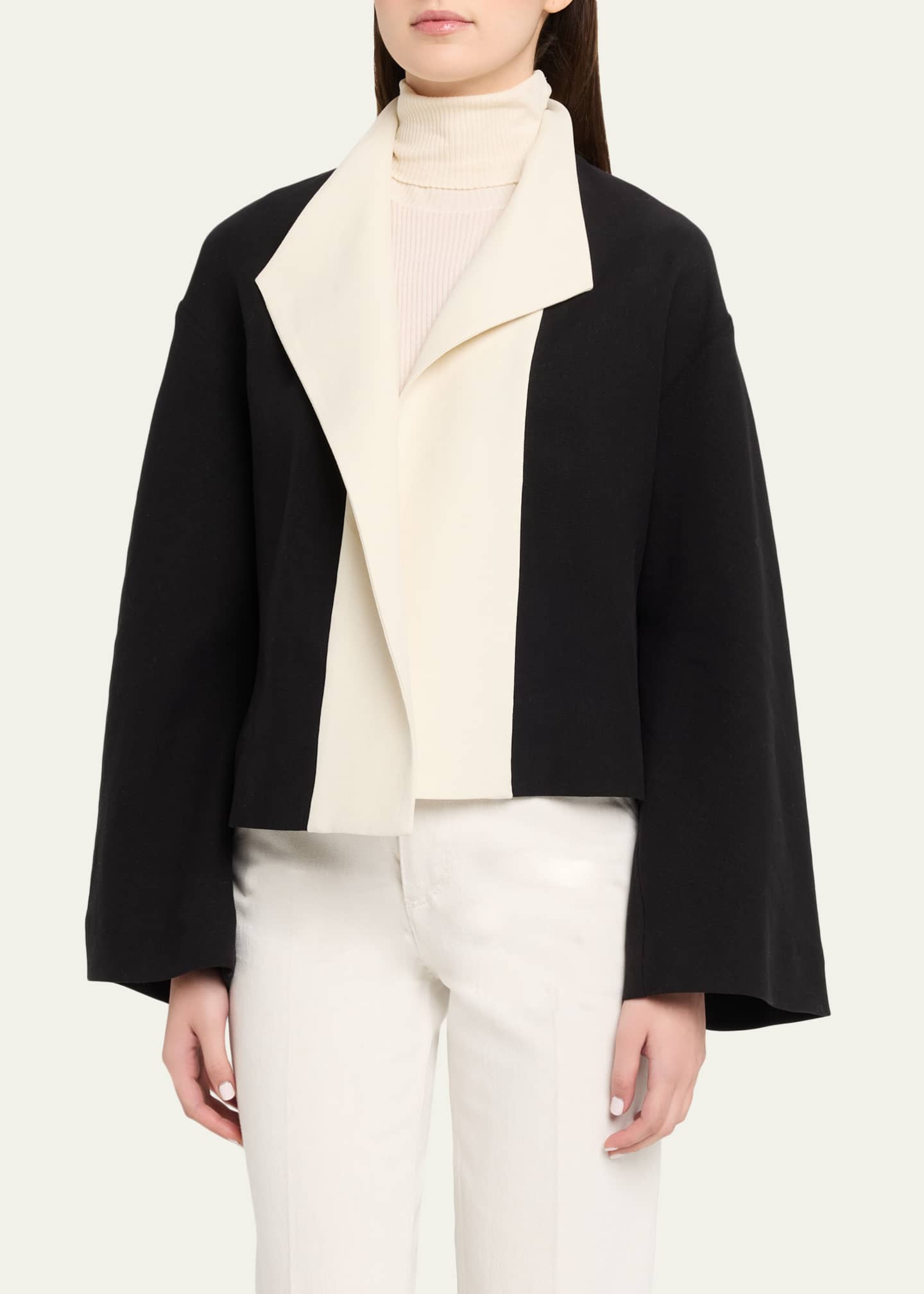 Loro Piana Jeff Linen Short Caban Jacket - Bergdorf Goodman