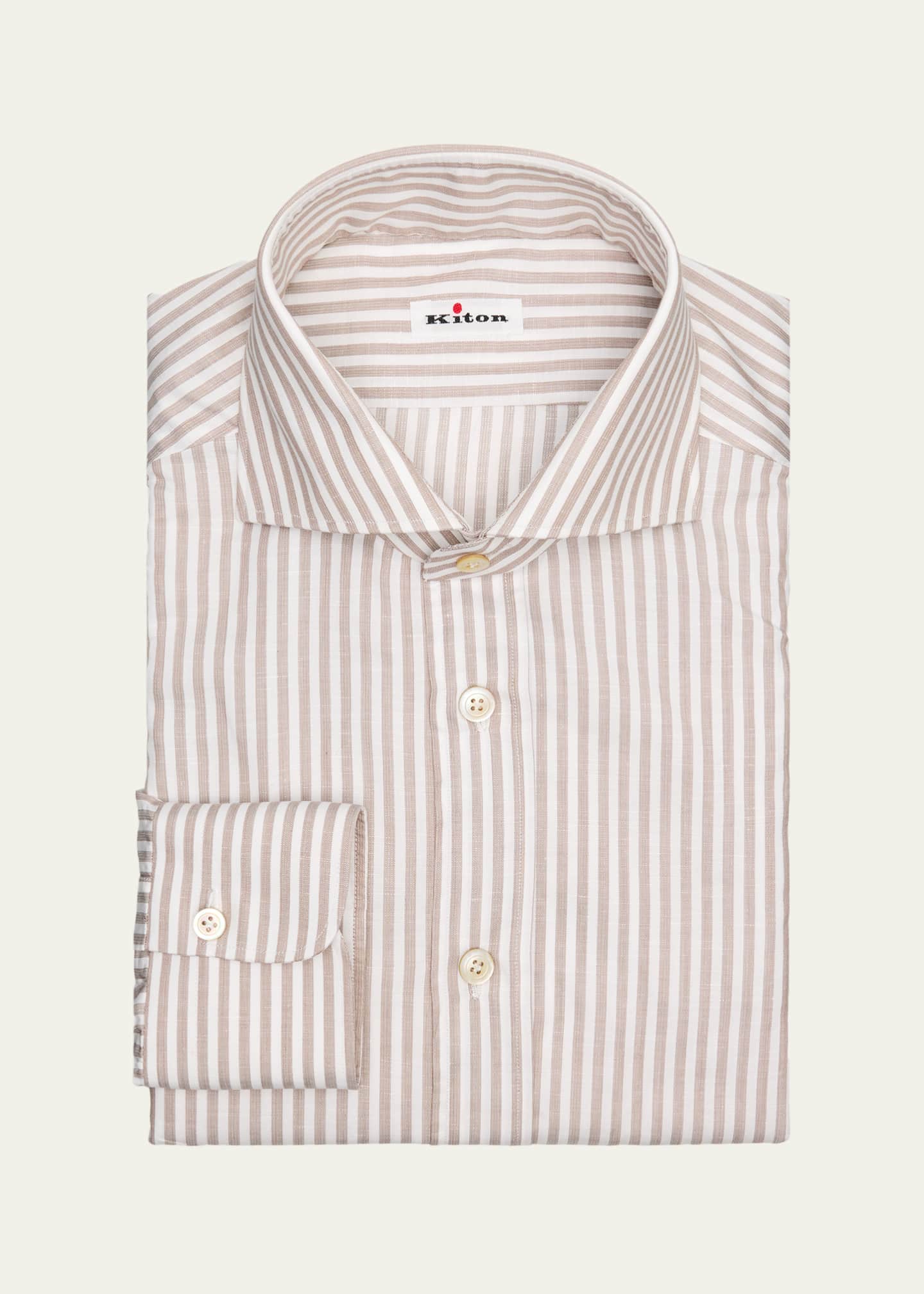 candy stripe dress shirt Made-in-Canada Light Blue Candy Stripe Spread Collar Dress Shirt