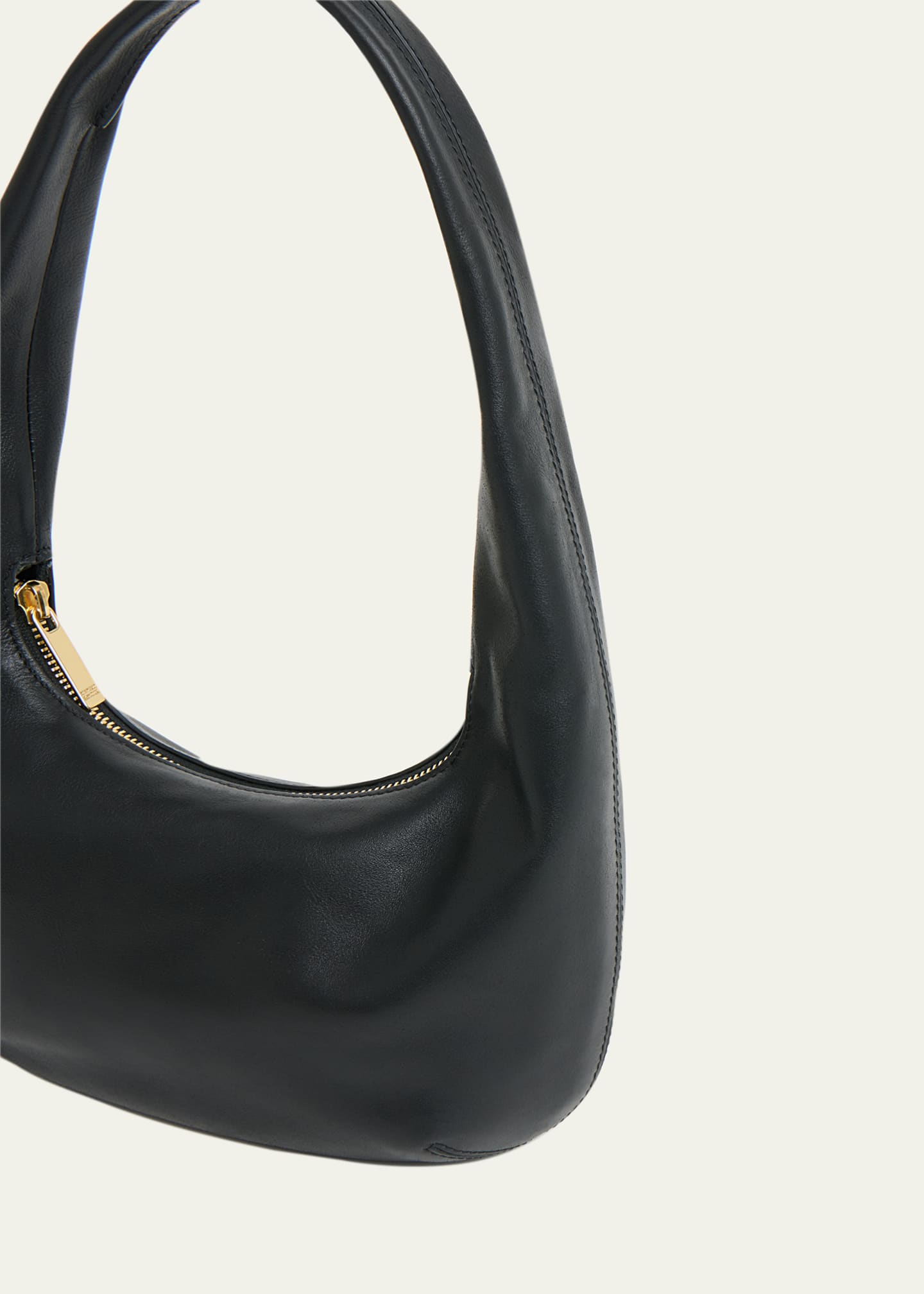 g'morning mini shoulder bag　ブラック　　黒 Mansur Gavriel Gnocchi Mini Leather Shoulder Bag - Bergdorf Goodman