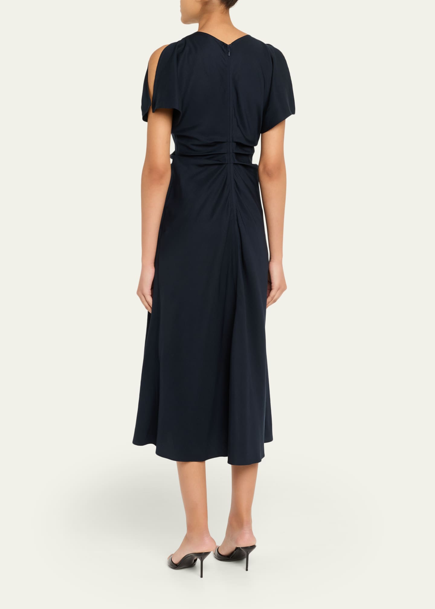 A.L.C. Rem Gathered Midi Dress - Bergdorf Goodman